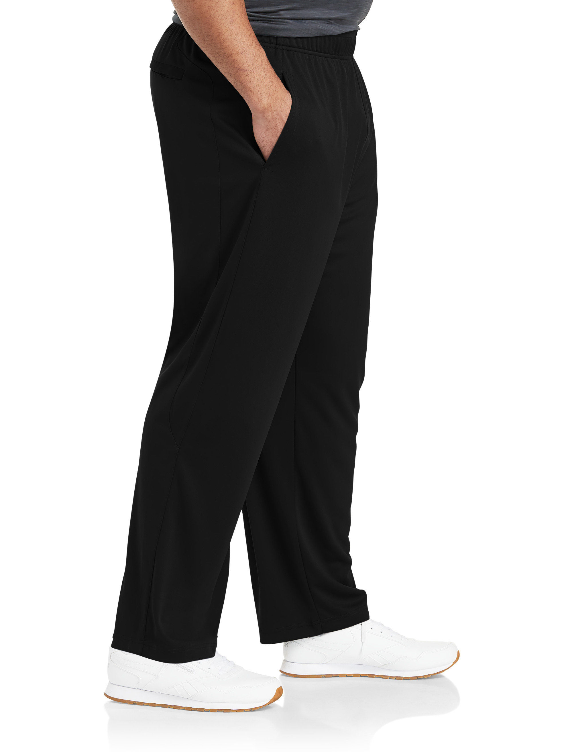 Performance Double-Knit Open-Hem Pants