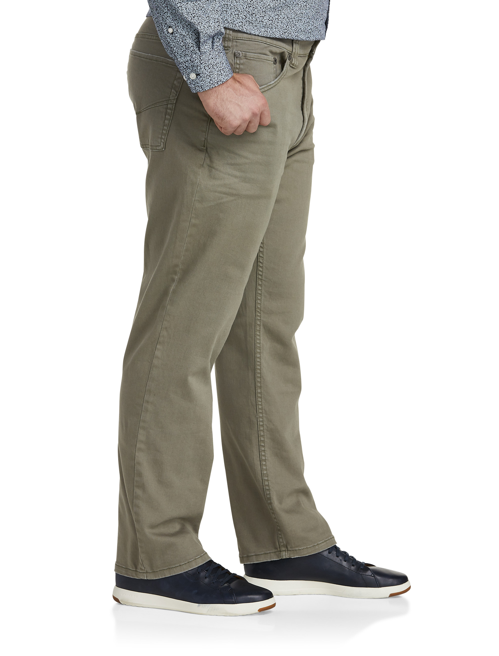 Garment Dyed Stretch Twill Pants