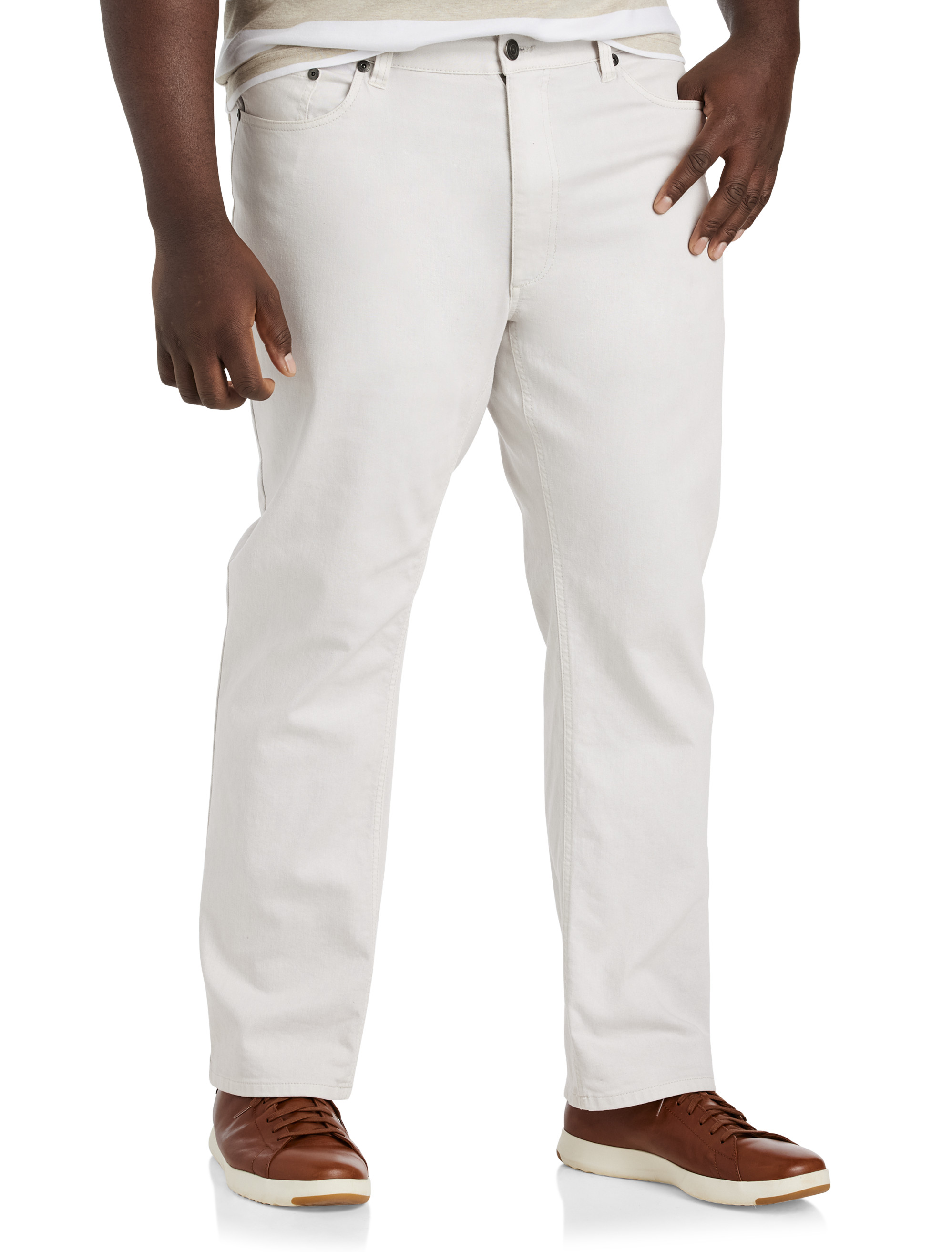 Garment Dyed Stretch Twill Pants