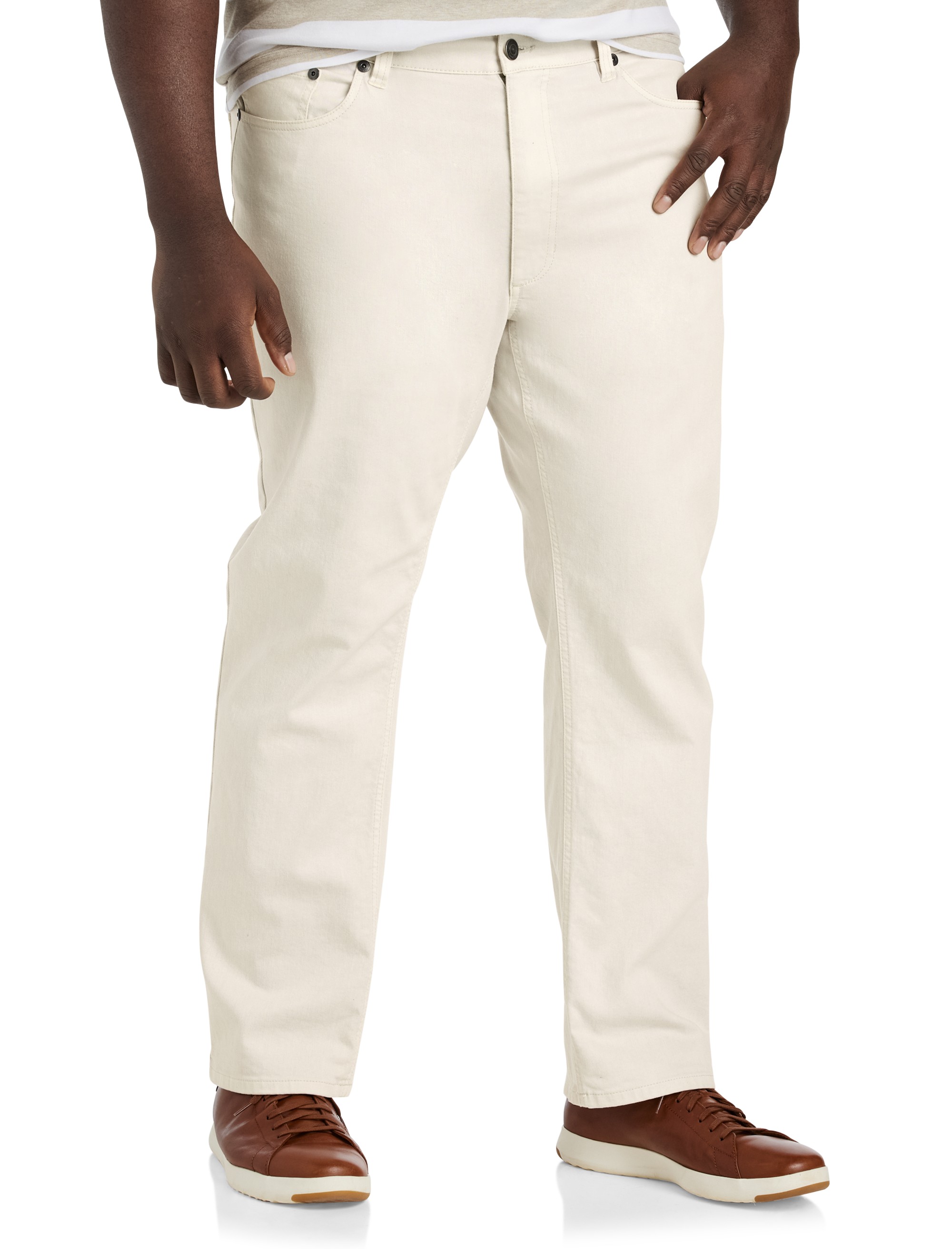 Garment Dyed Stretch Twill Pants