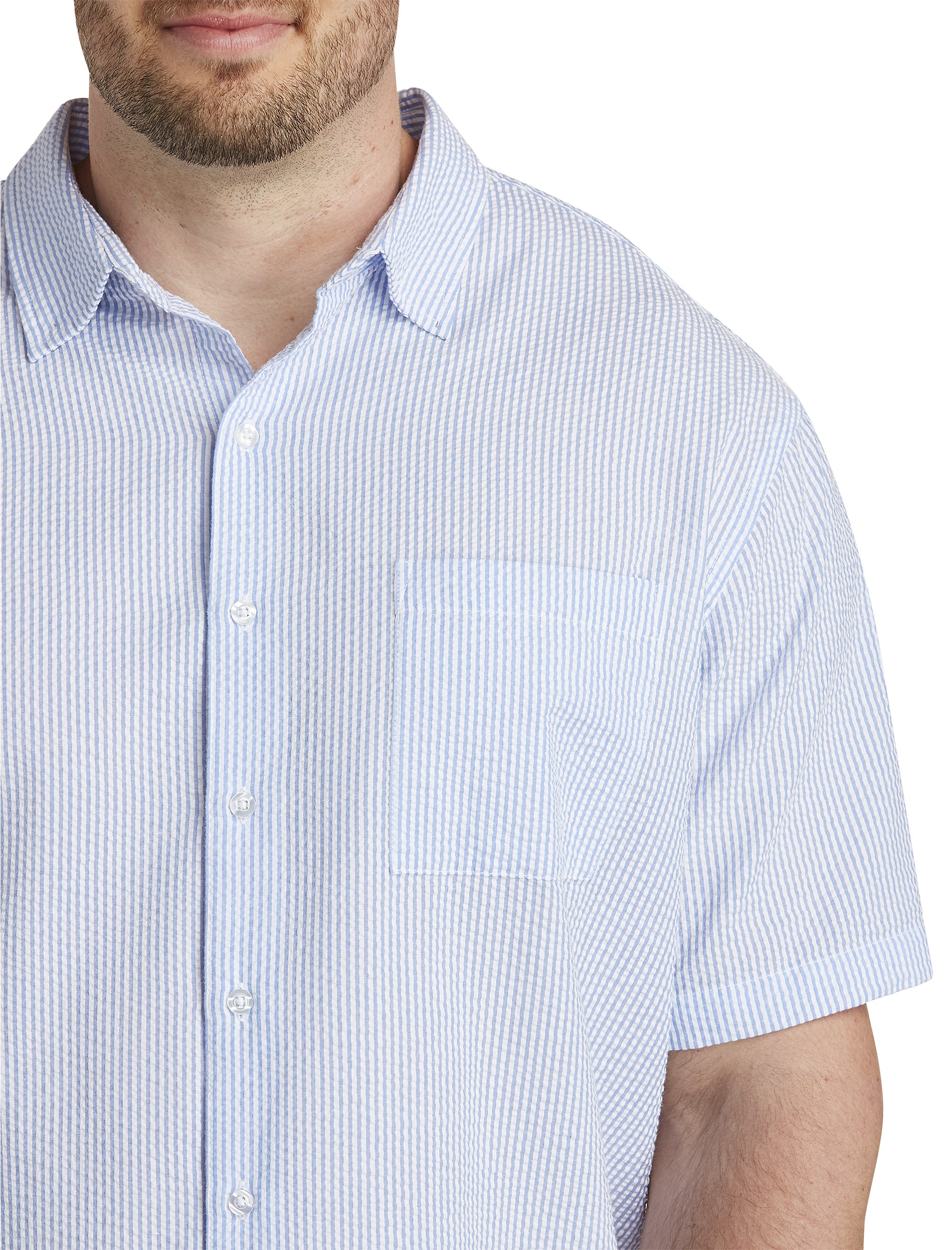 Seersucker Stripe Sport Shirt - thumbnail 5
