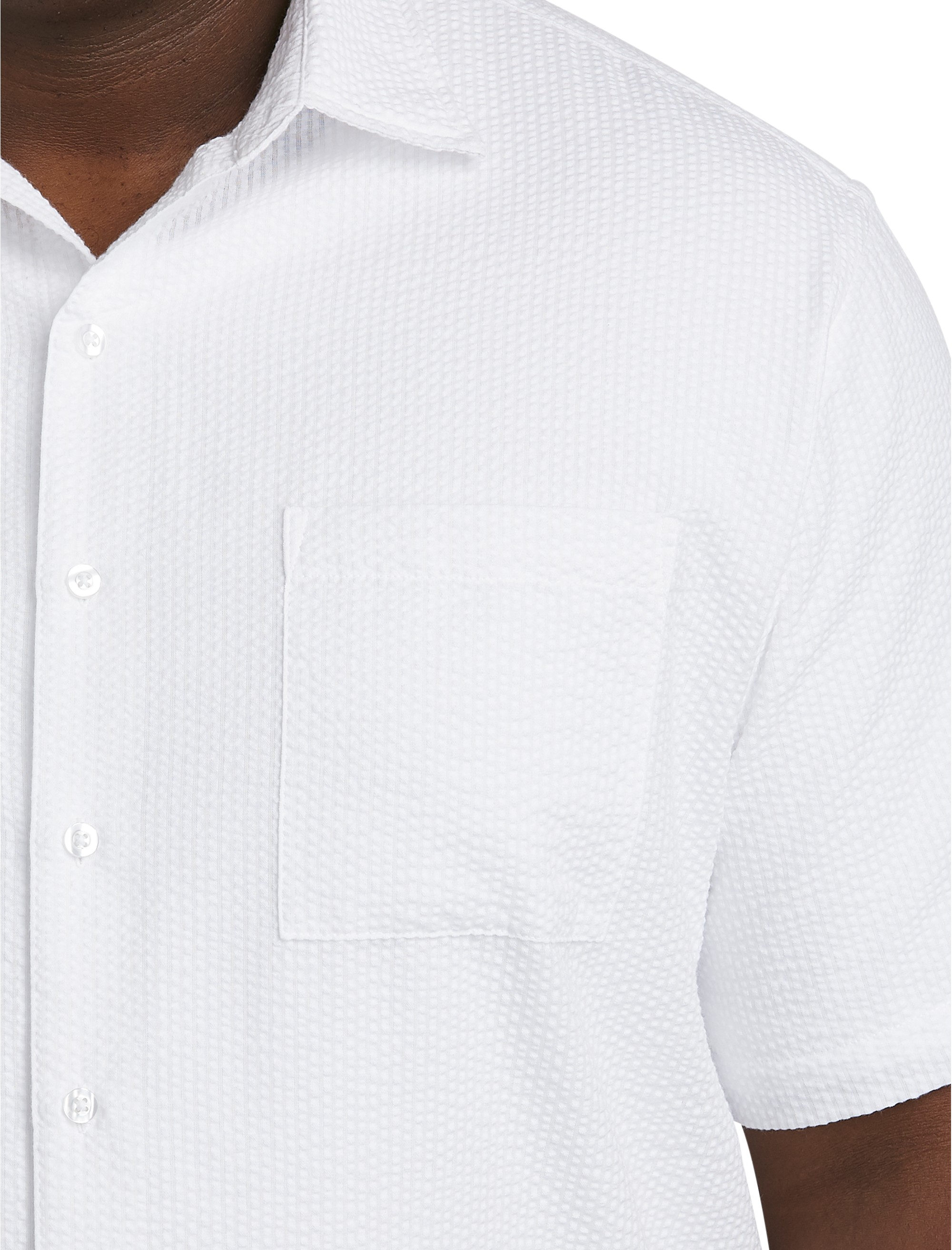 Seersucker Stripe Sport Shirt - thumbnail 2