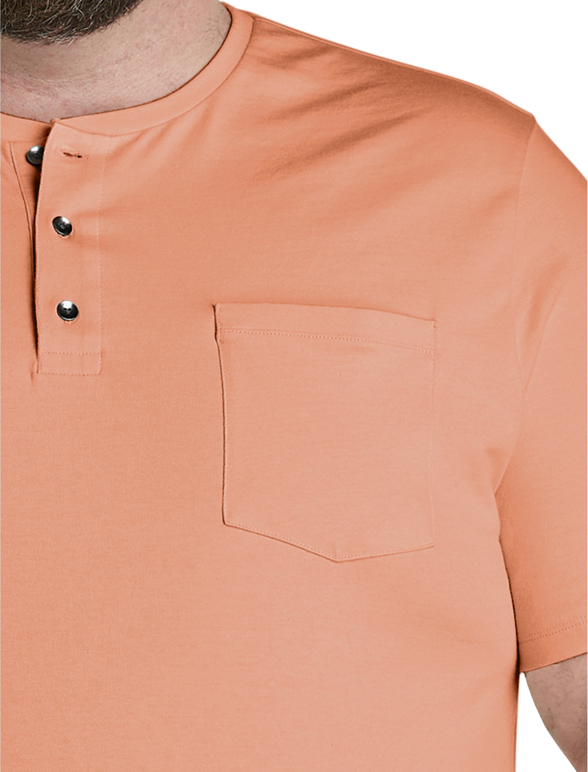 Slub Henley Shirt - thumbnail 4