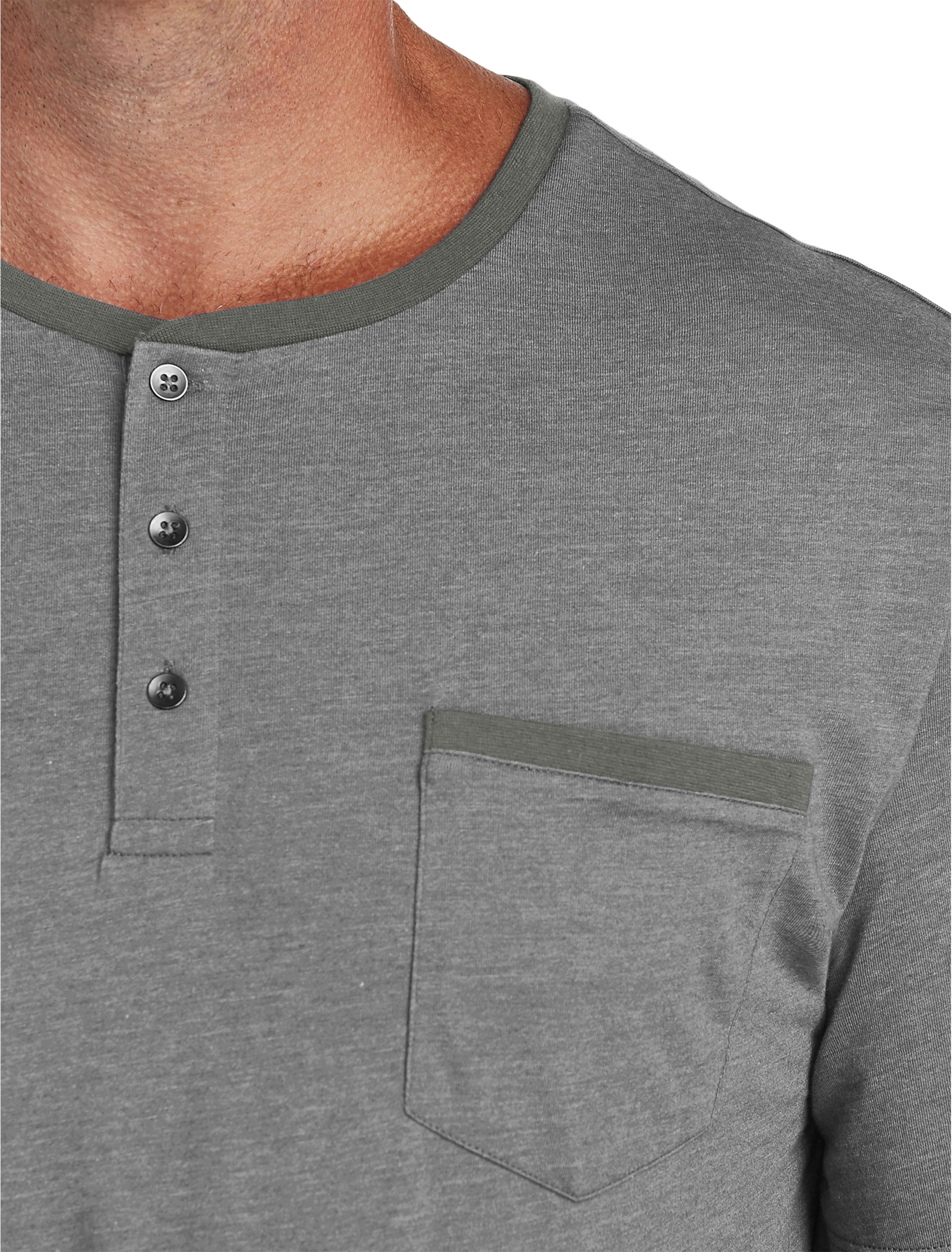 Slub Henley Shirt - thumbnail 2