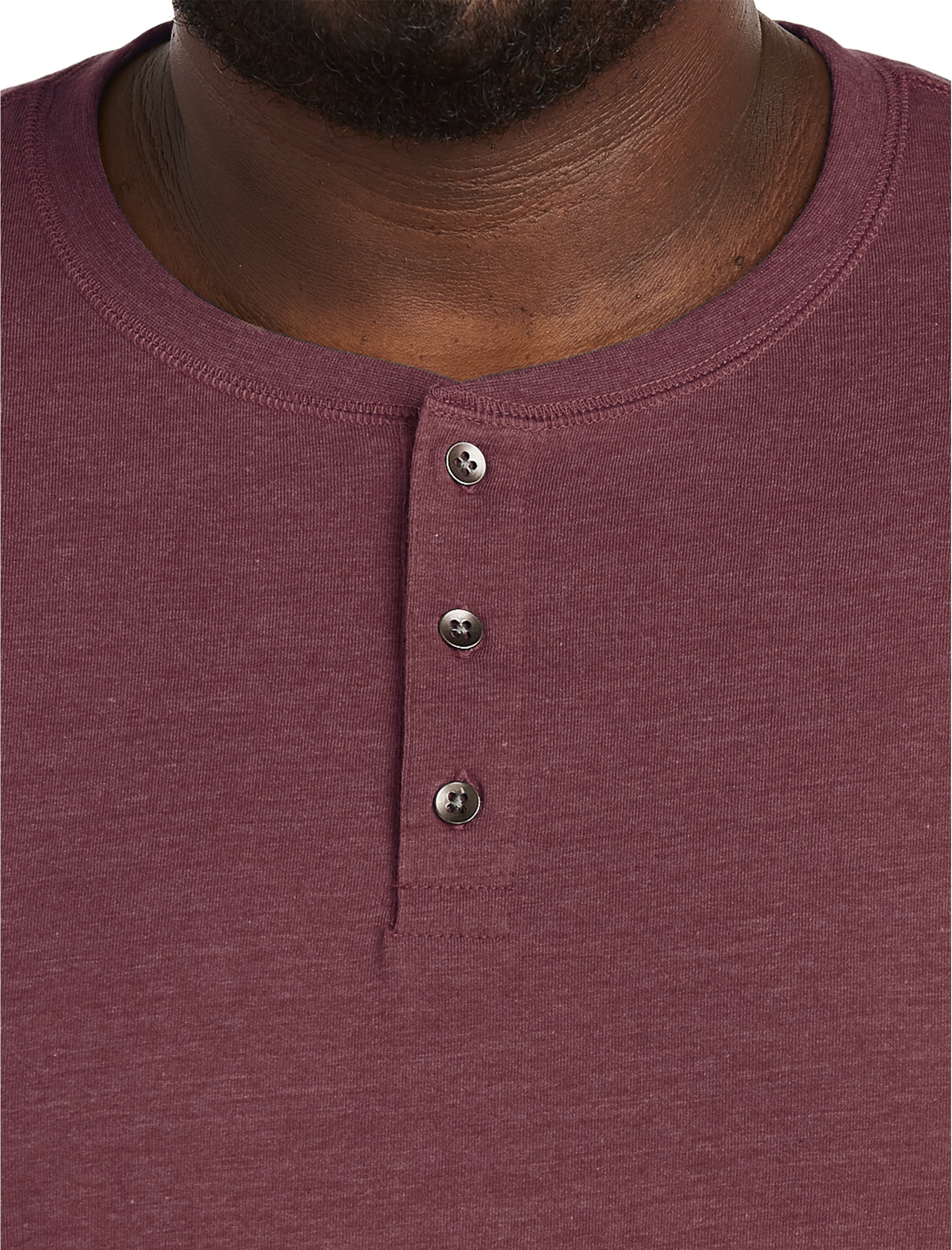 Long Sleeve Henley Shirt - thumbnail 4