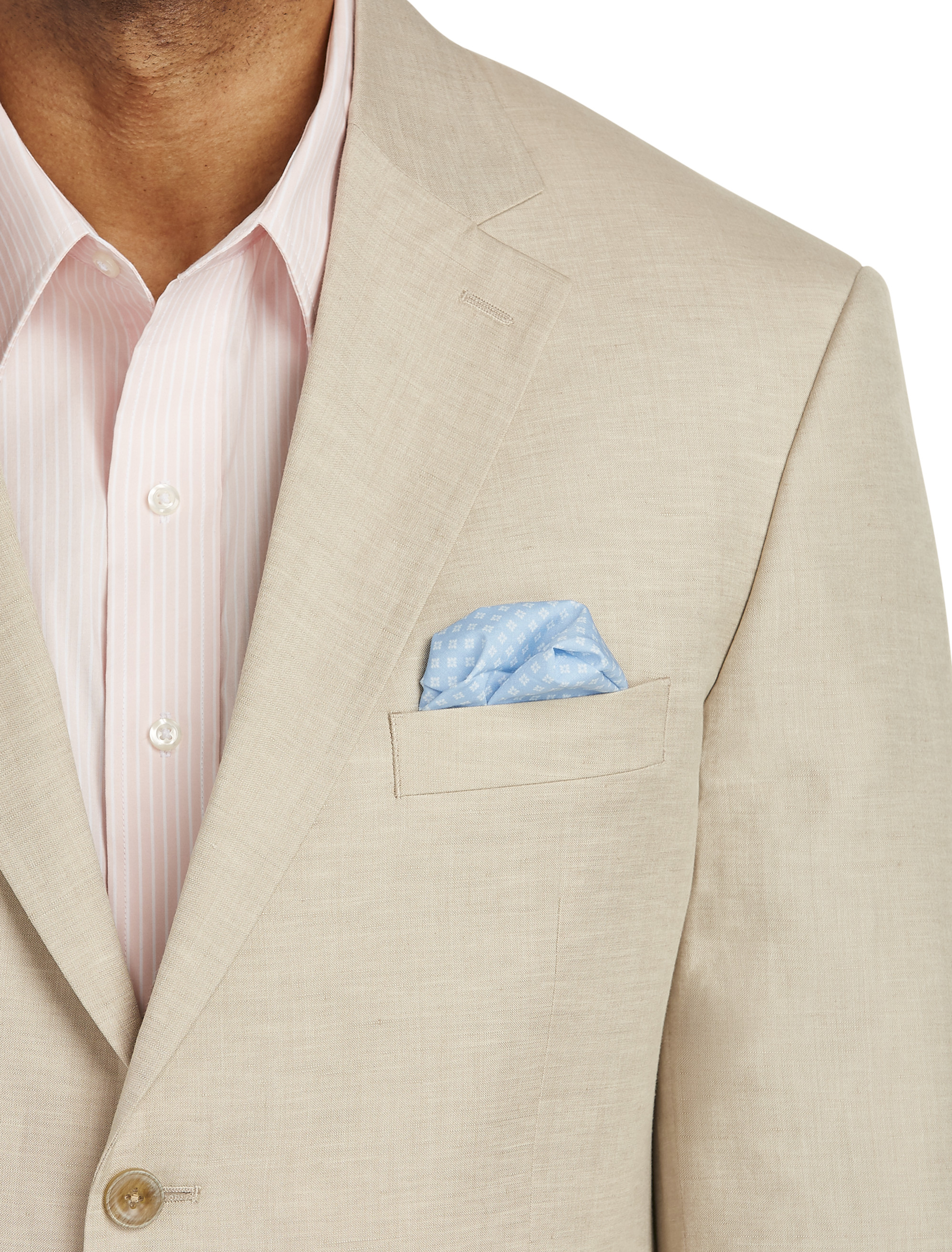 Big + Tall | Oak Hill Jacket-Relaxer Linen-Blend Suit Jacket