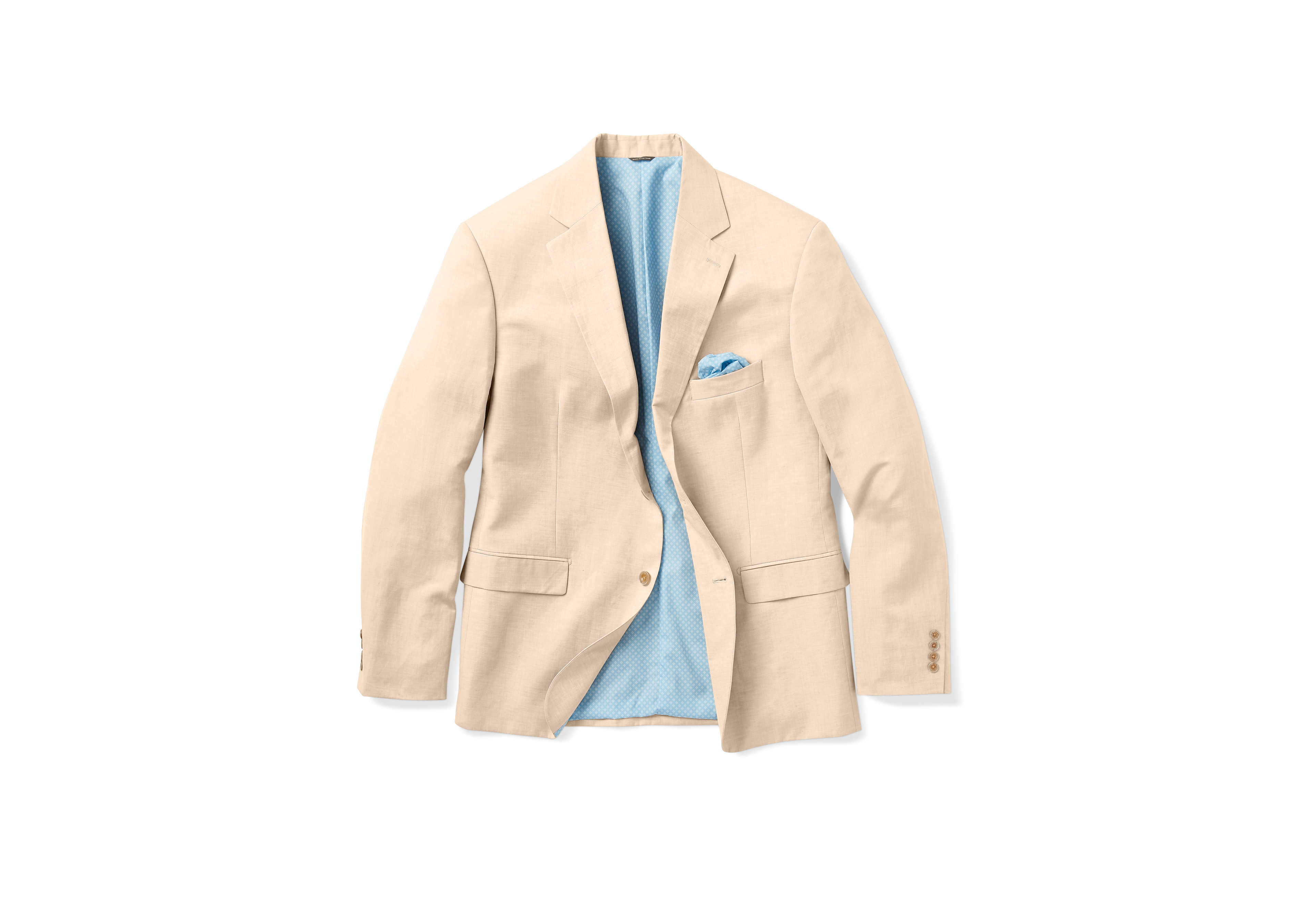 Jacket-Relaxer Linen-Blend Suit Jacket