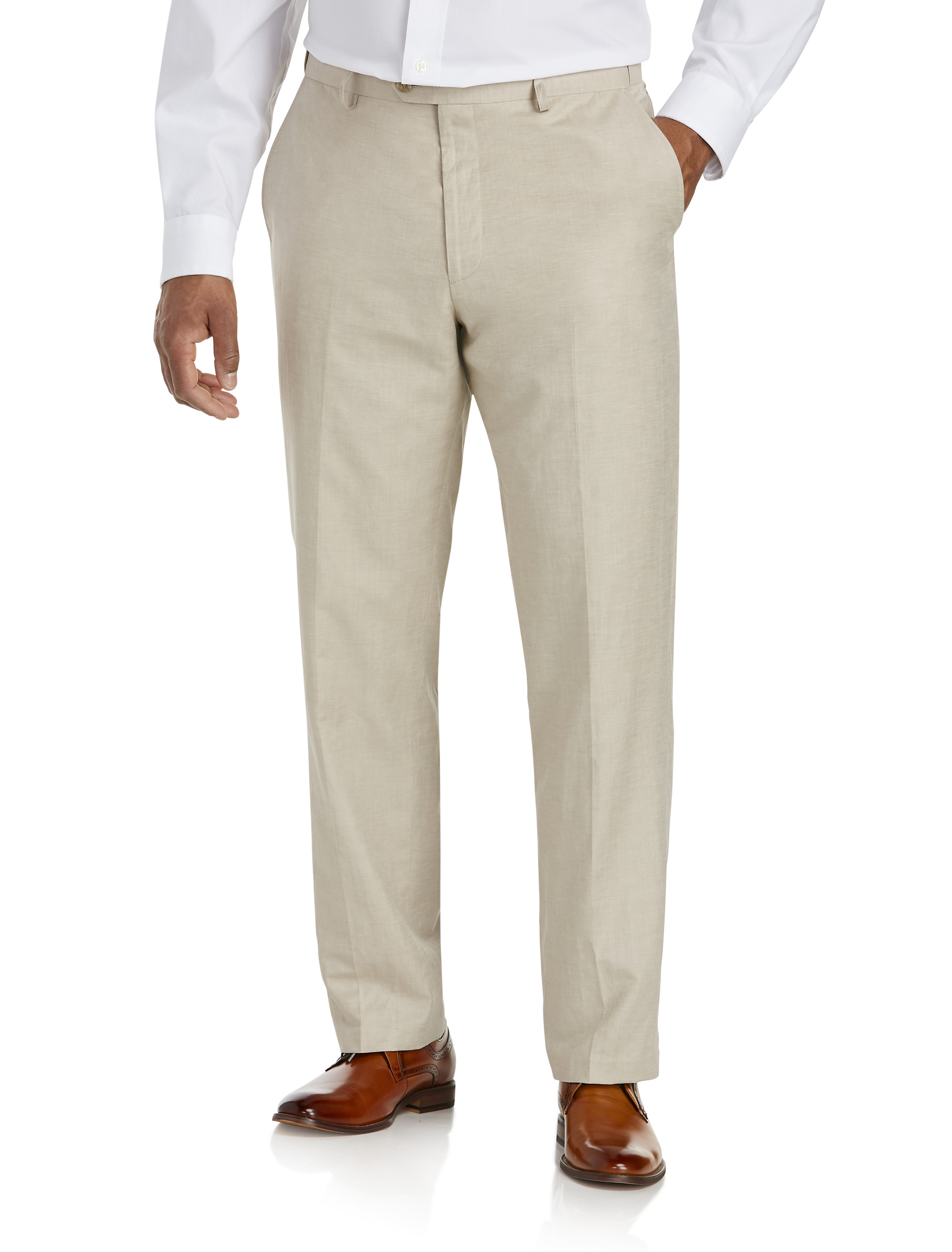 Big and tall sales white linen pants