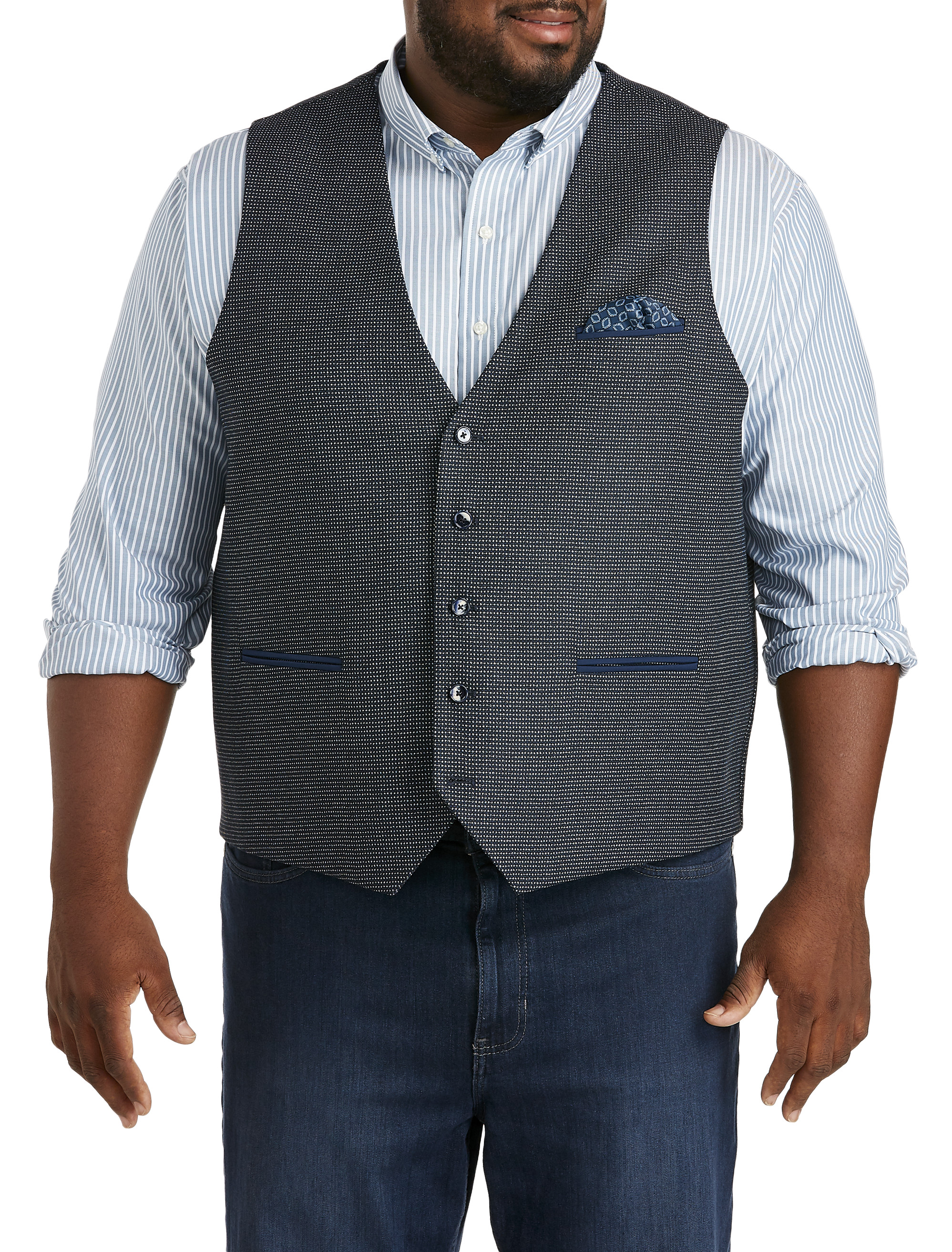 big and tall vest and pants