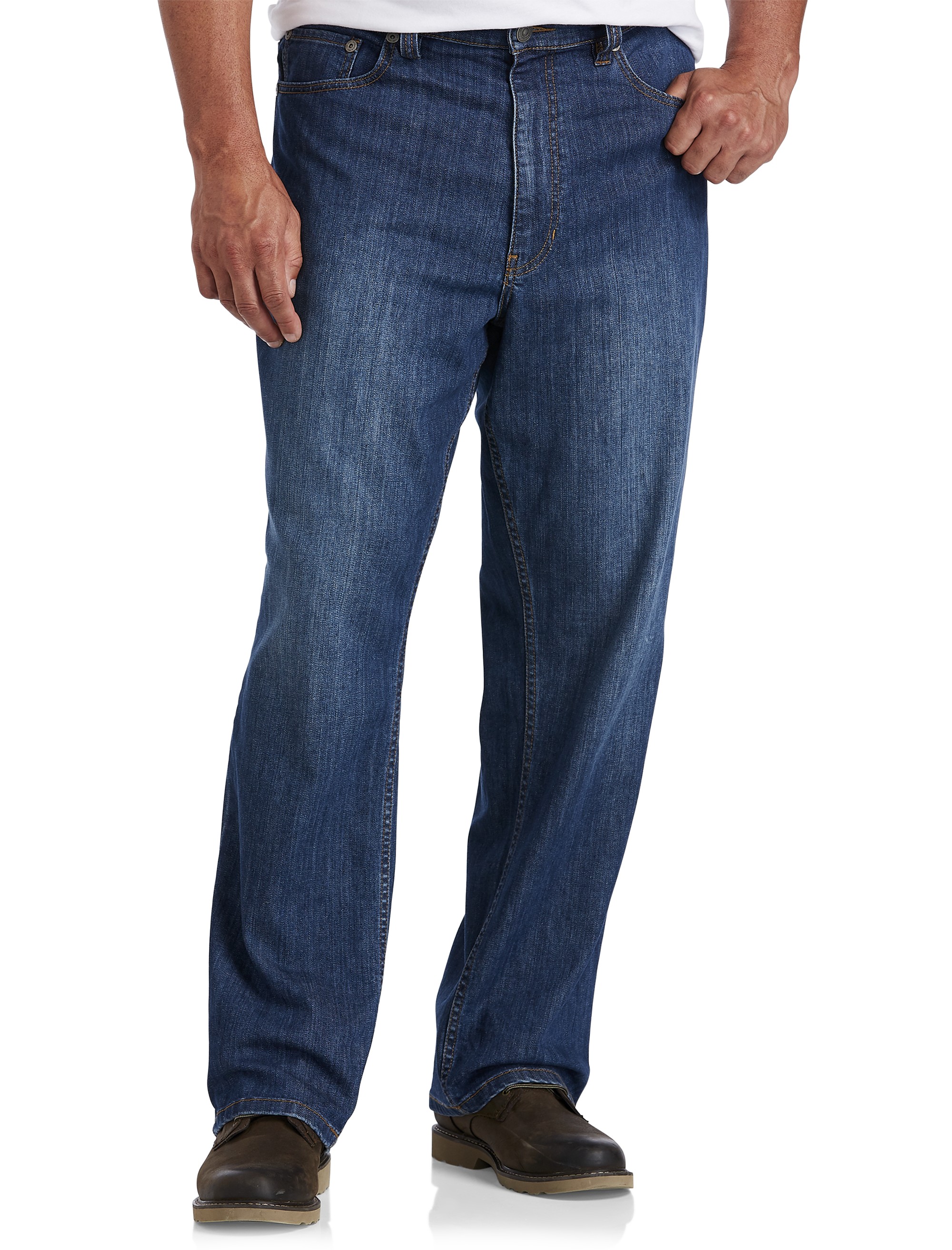 Relaxed-Fit Stretch Jeans
