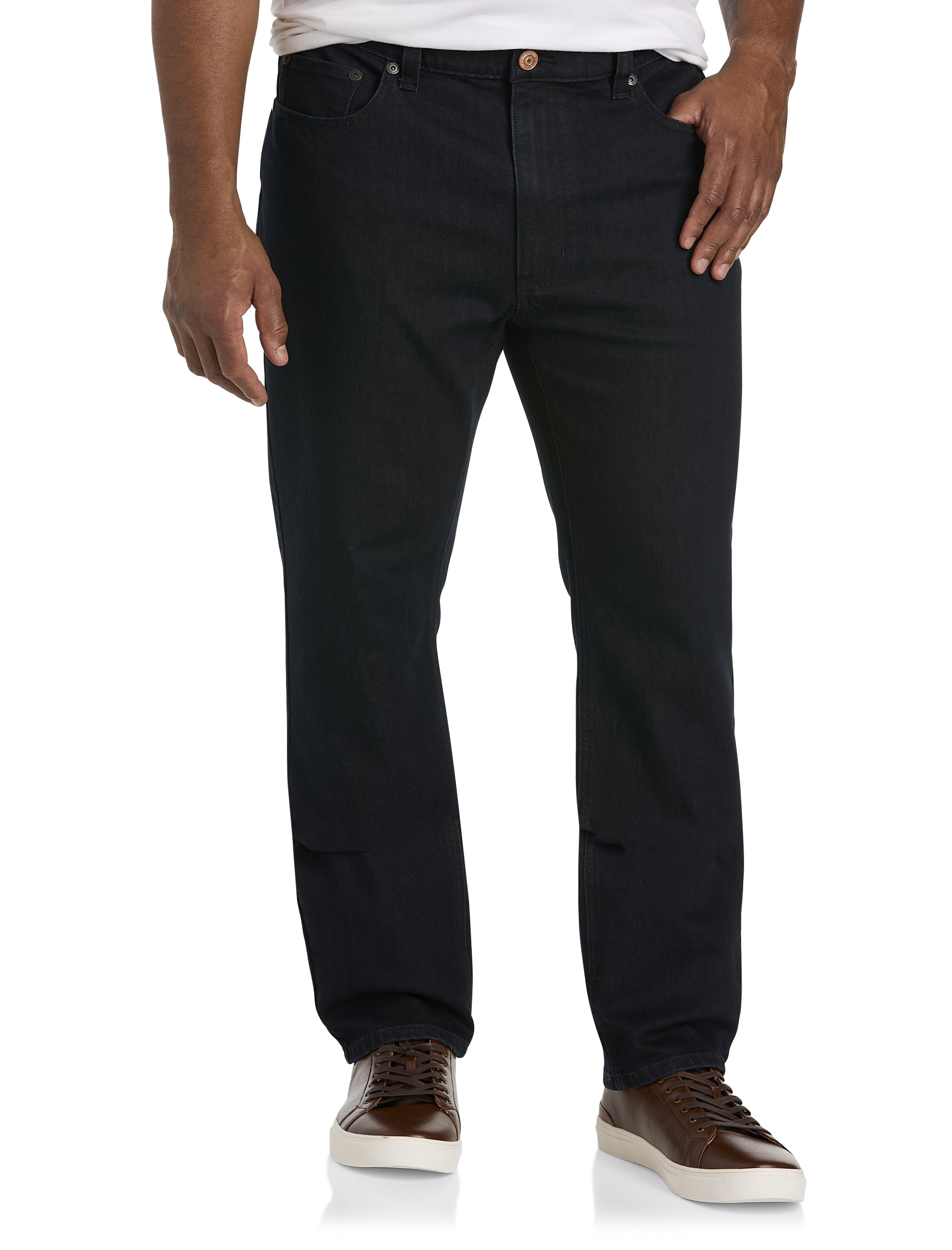 Tapered-Fit Stretch Jeans