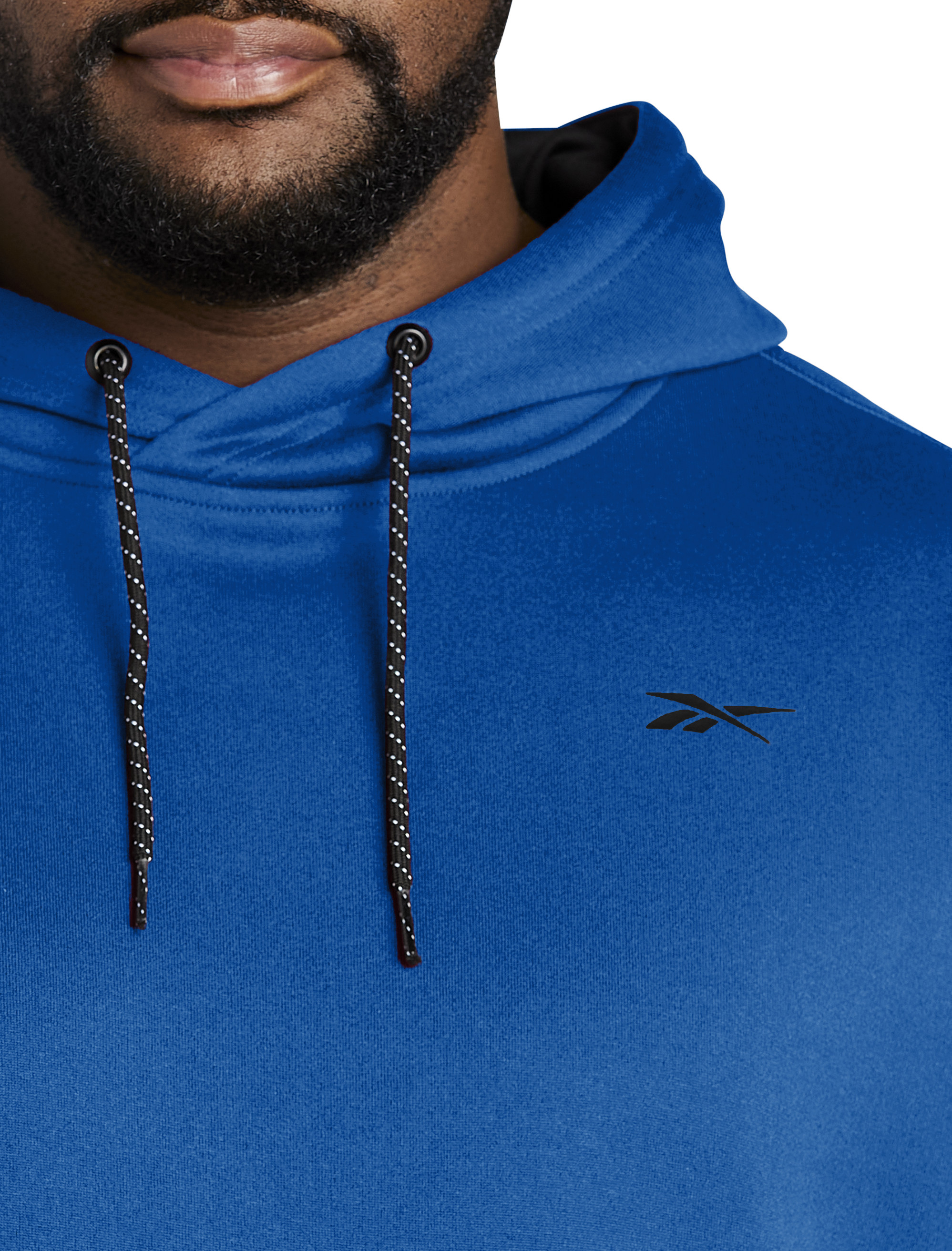  Reebok Men's Workout Ready Full Zip Fleece Hoodie