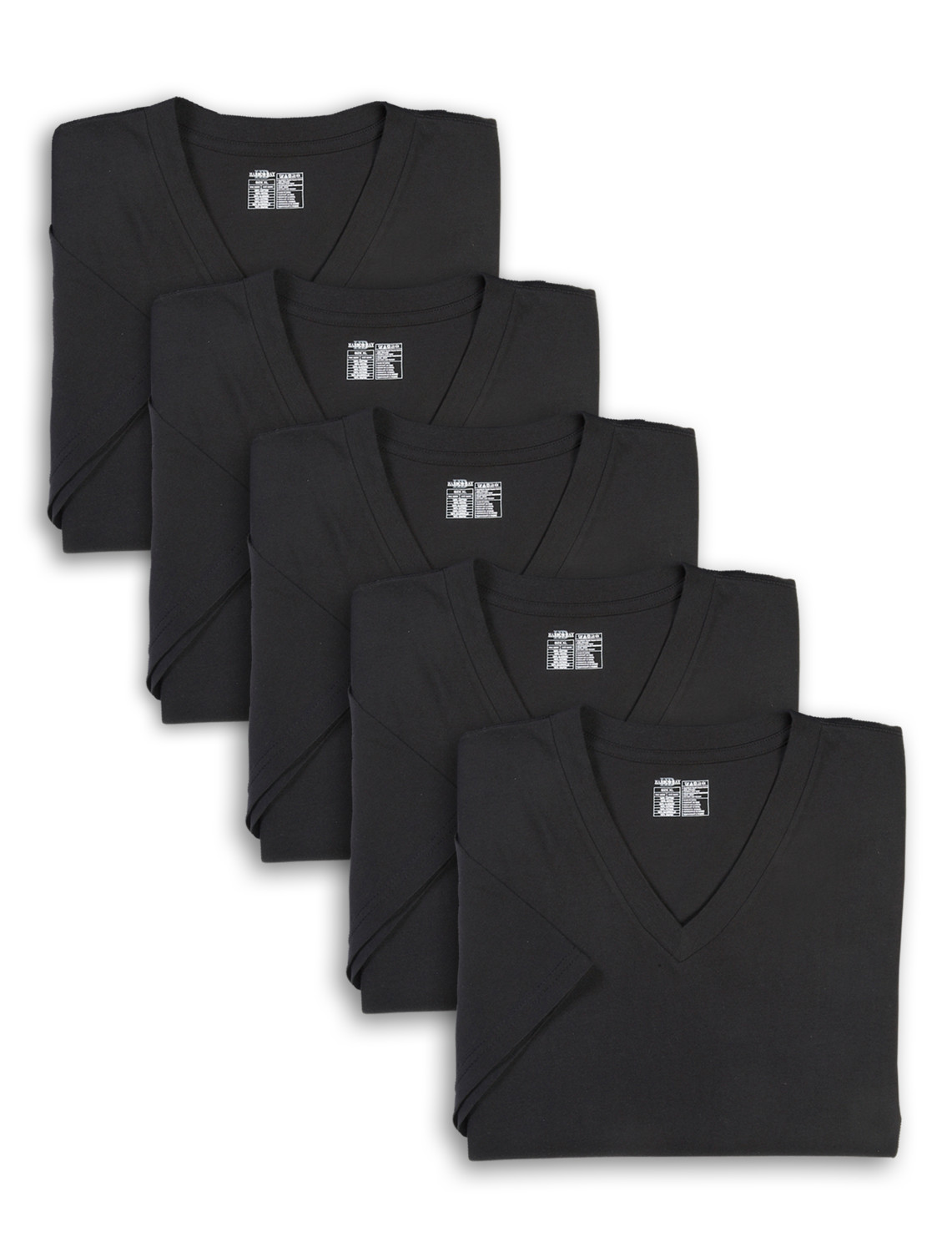 5-pk V-Neck T-Shirts