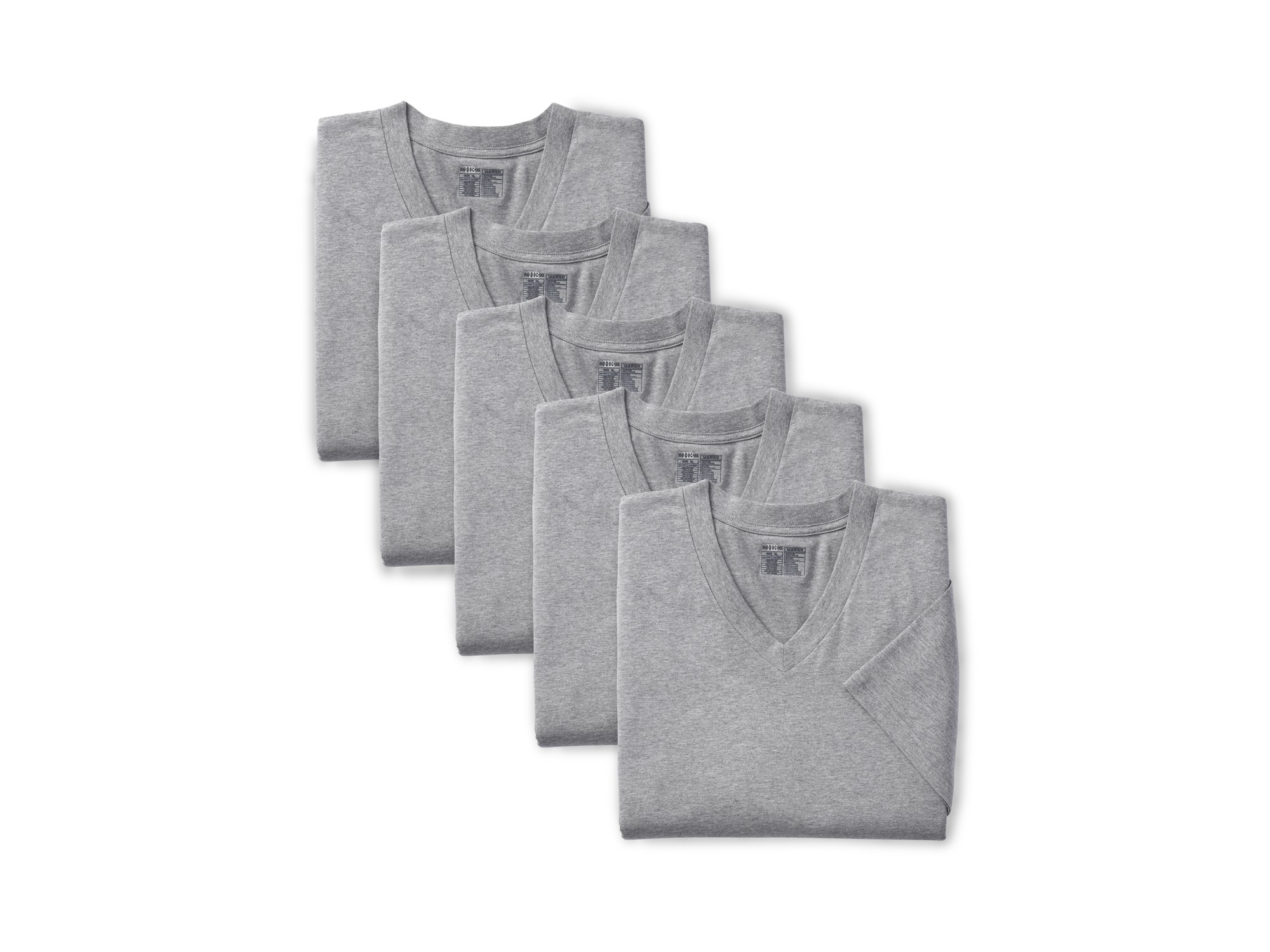 5-pk V-Neck T-Shirts - thumbnail 2