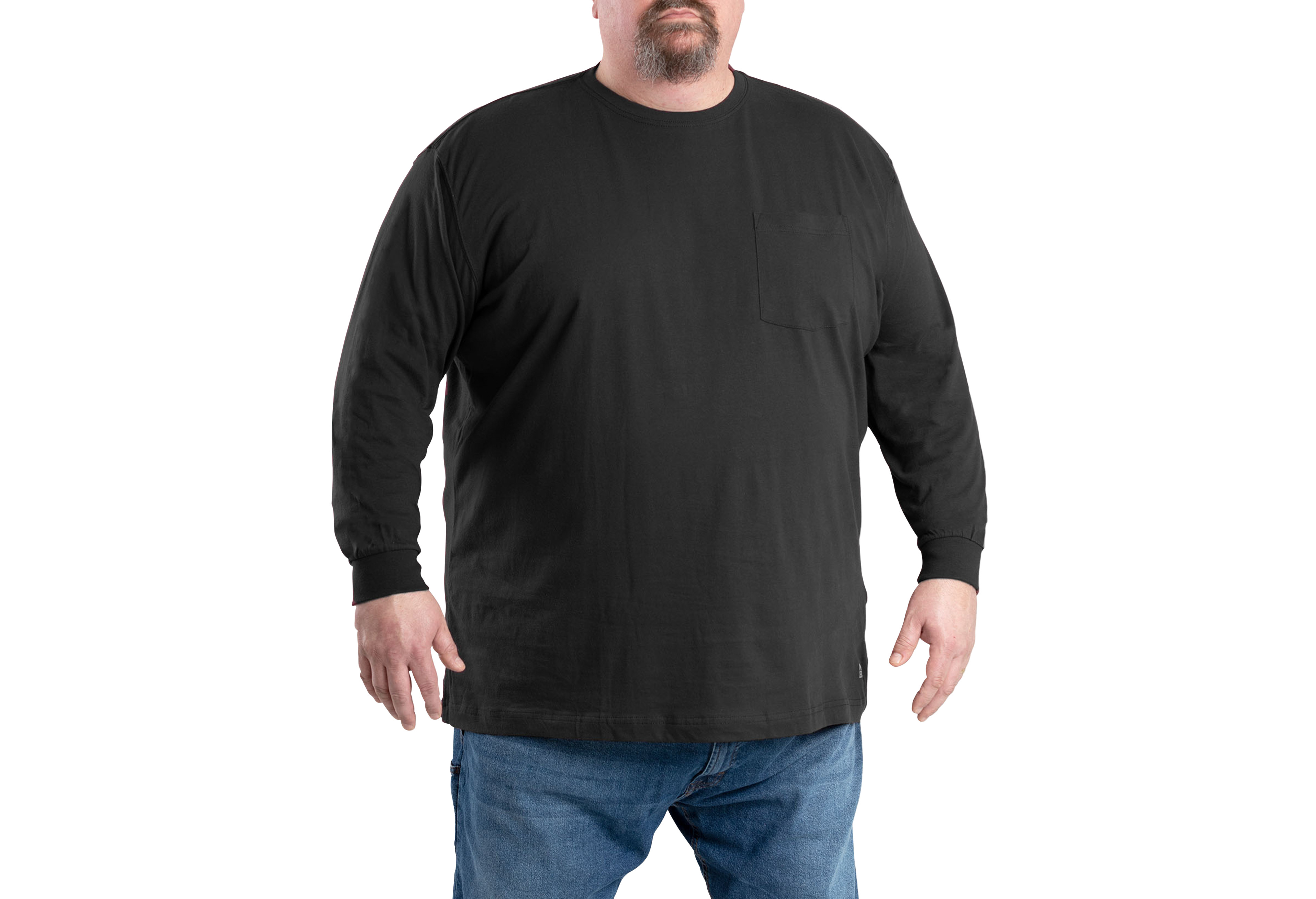 Heavyweight Long-Sleeve Pocket T-Shirt