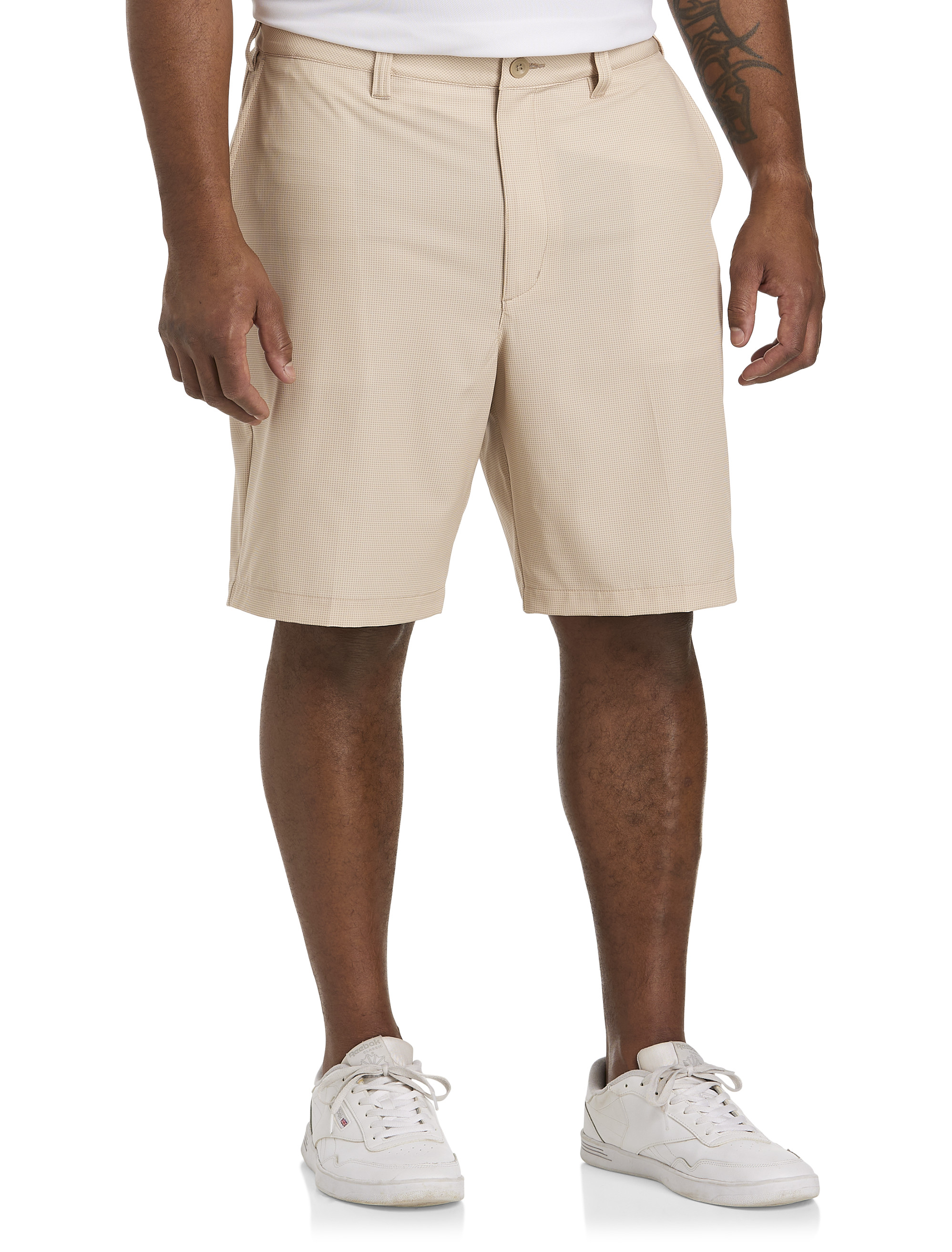 Big Tall Reebok Speedwick Small Grid Golf Shorts DXL