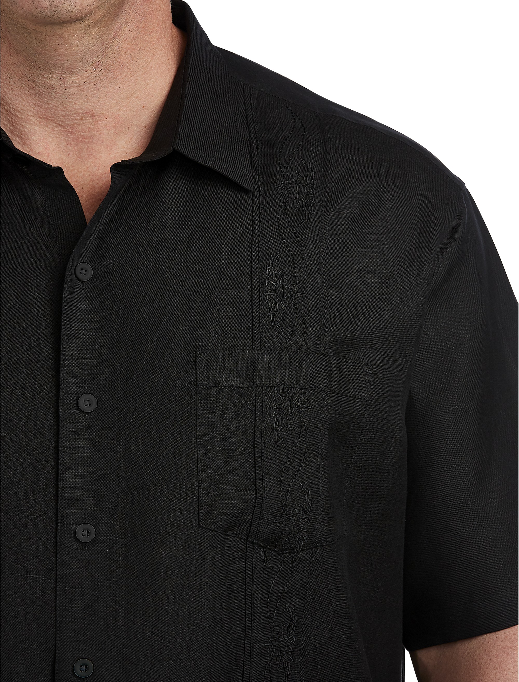 Embroidered Panel Sport Shirt - thumbnail 3