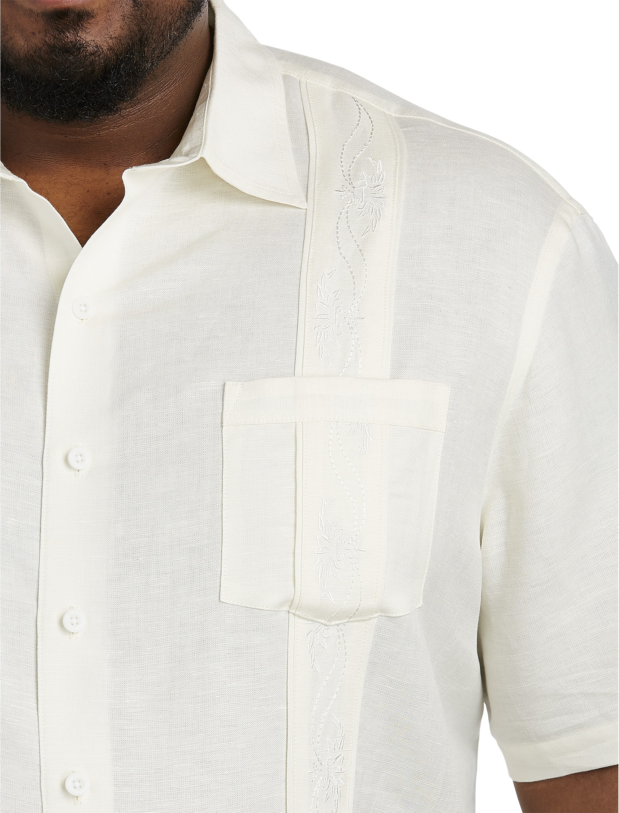 Embroidered Panel Sport Shirt - thumbnail 6