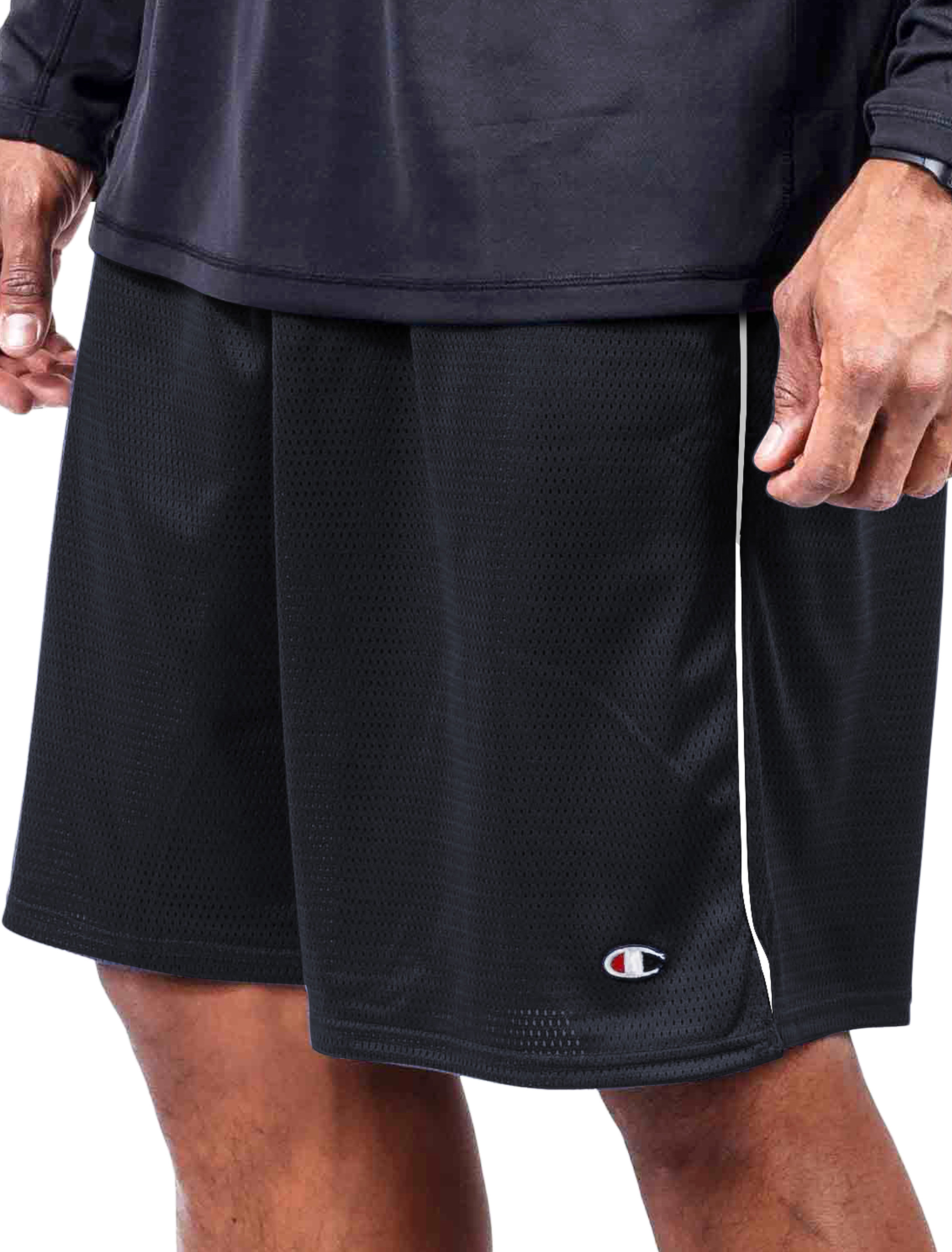 Champion long best sale mesh shorts