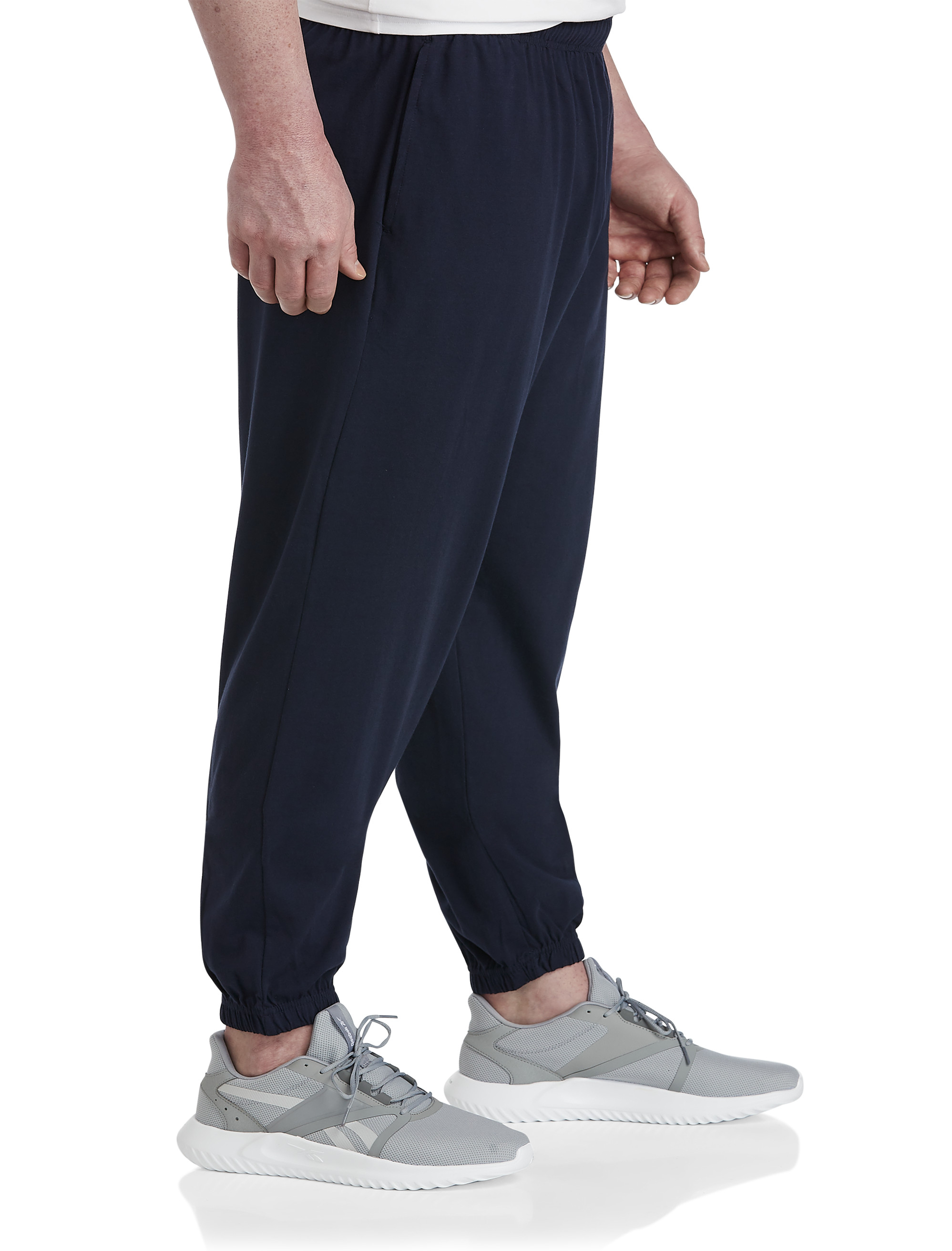 Elasticized-Hem Pants