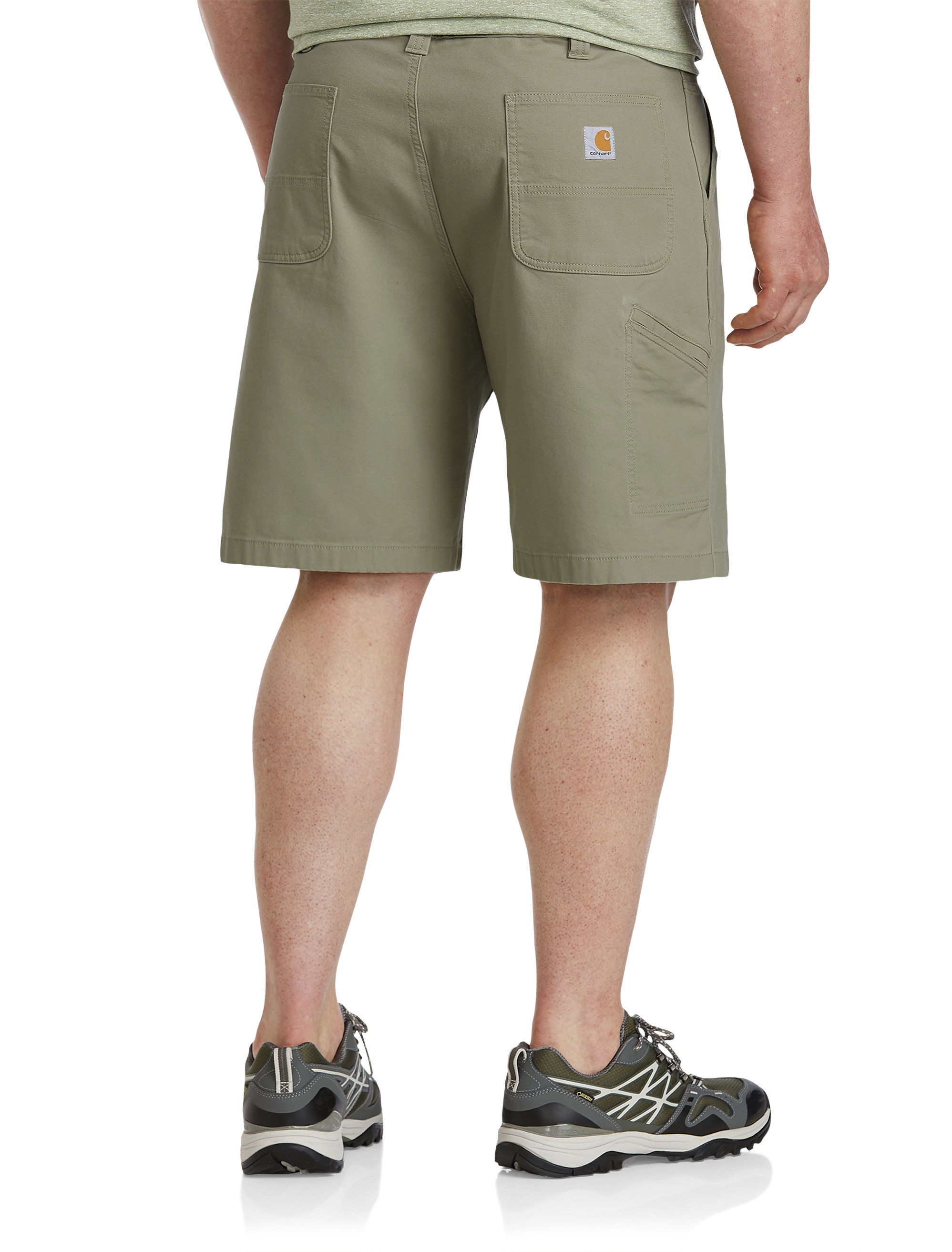 Rugged Flex Relaxed-Fit Canvas Cargo Shorts