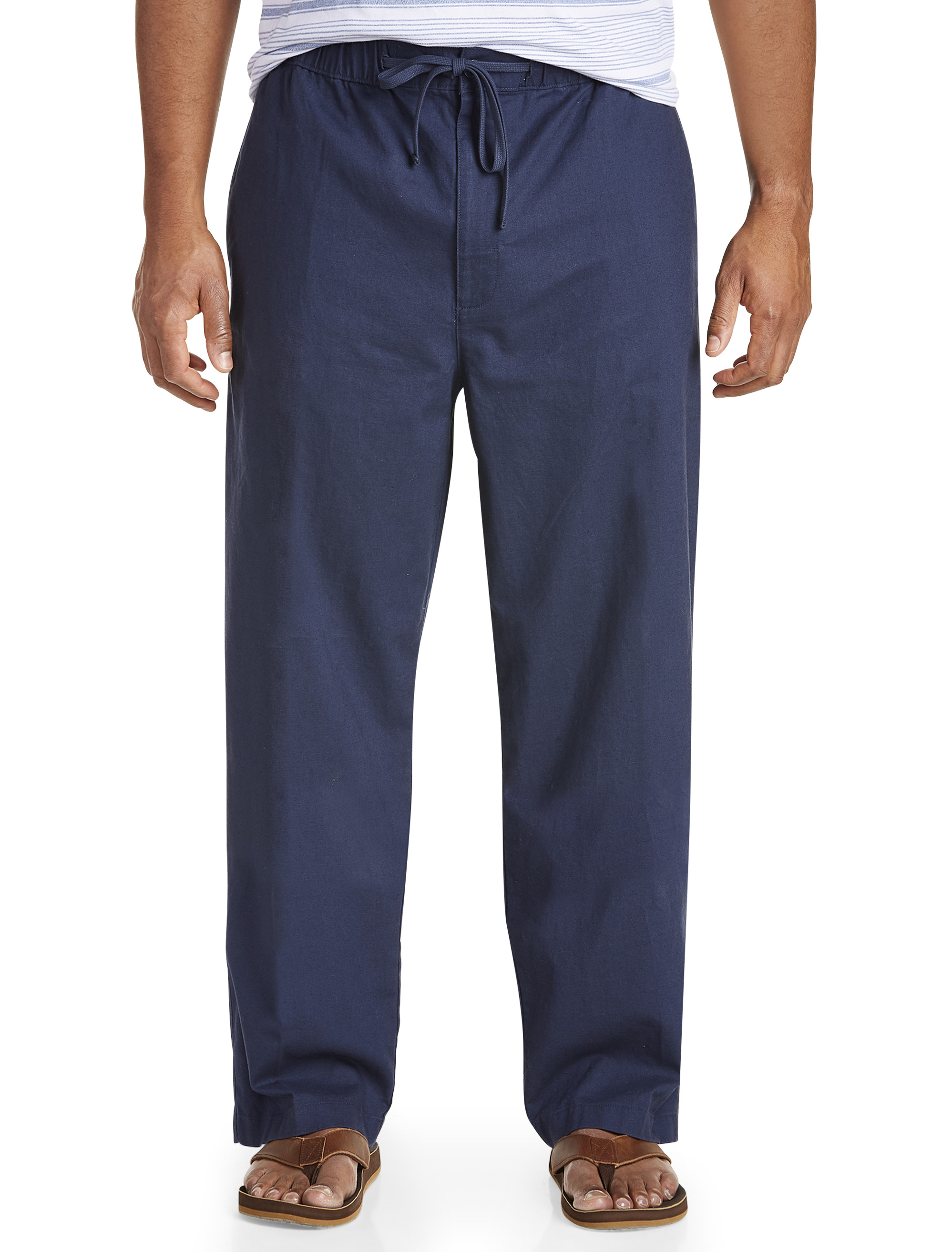 Men's Linen Pants in Navy made of Premium Linen