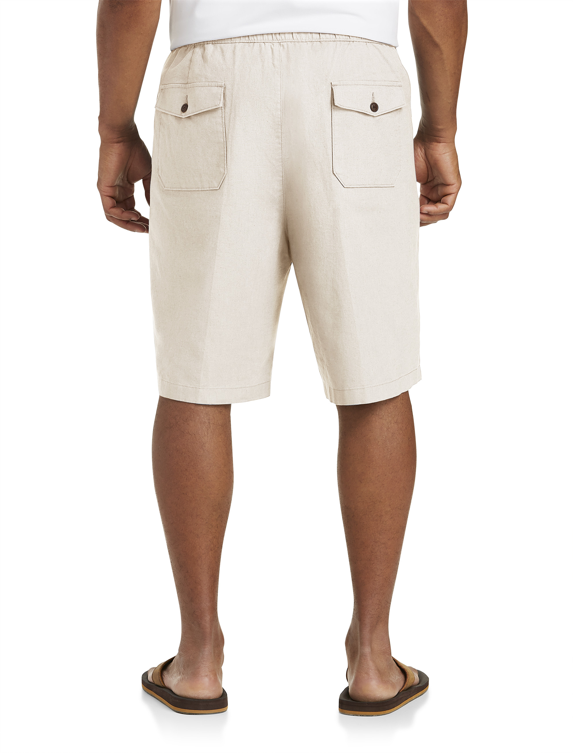 Lucky Brand Flat Front Linen Shorts, Shorts