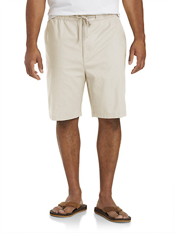 Essentials Mens Big & Tall Linen Blend 11 Short fit by DXL 