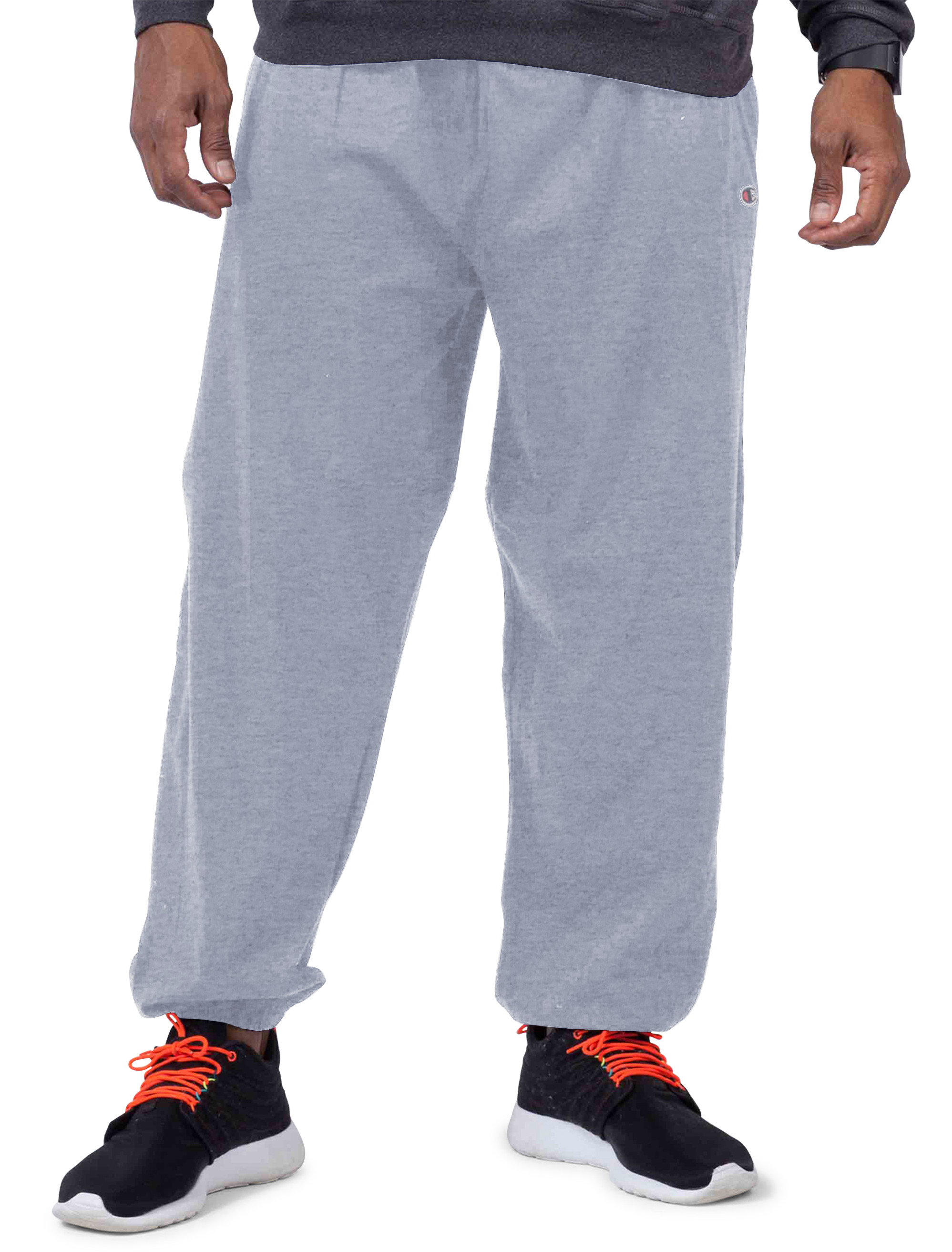 Champion Sweatpants for Men Big and Tall – Embroidered Men's Fleece Joggers