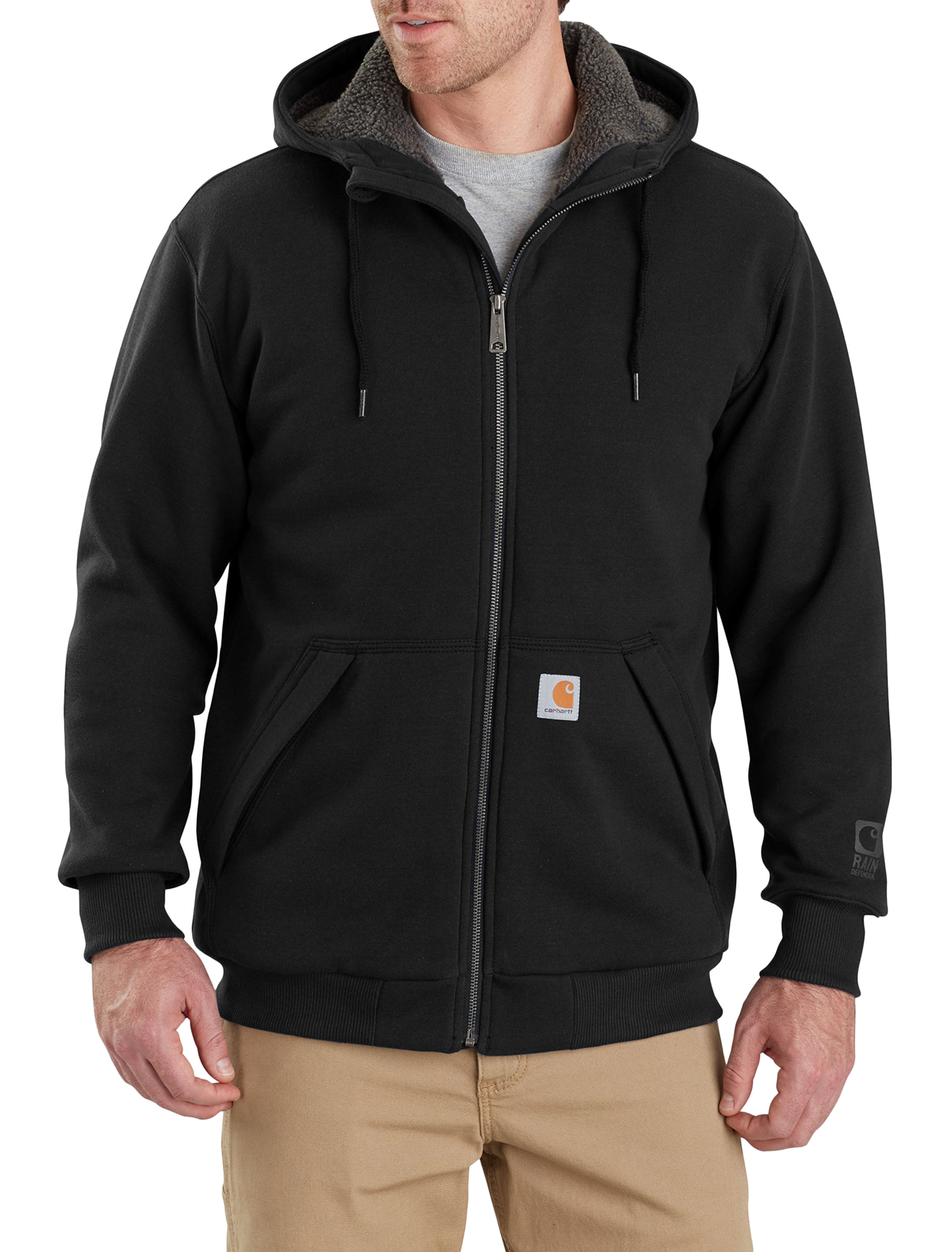 Carhartt Rain Defender Rockland Sherpa Full-Zip Hoodie