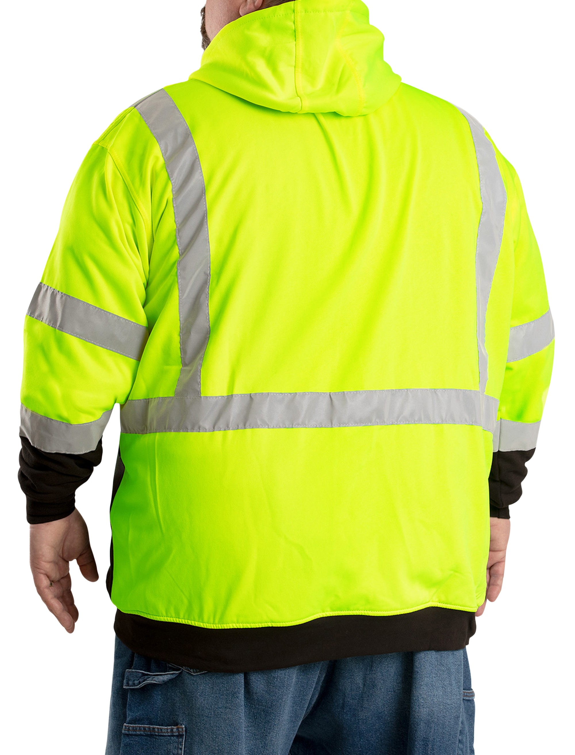Hi-Visibility Colorblock Hoodie - thumbnail 2