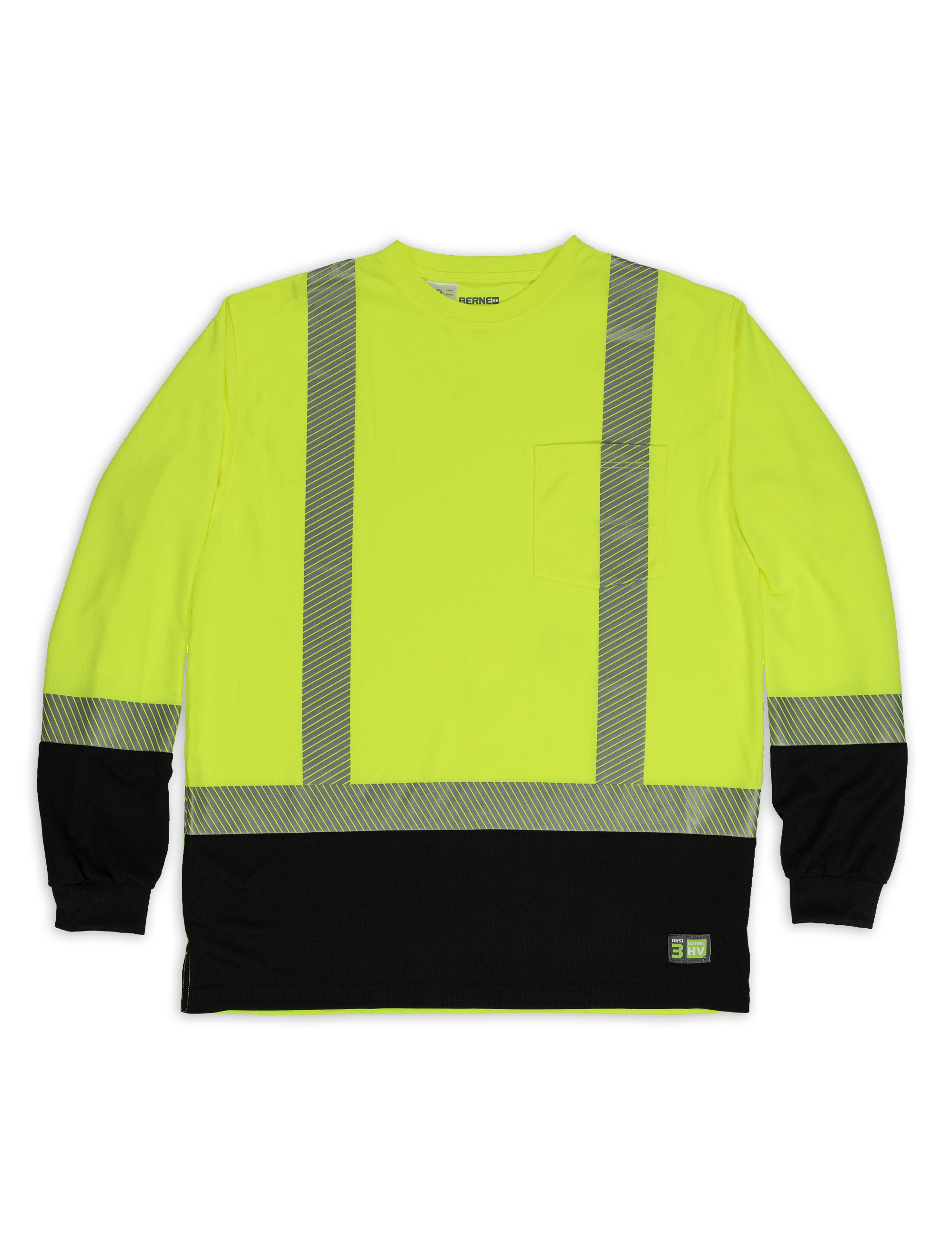 Hi-Visibility Colorblock Long-Sleeve Tee