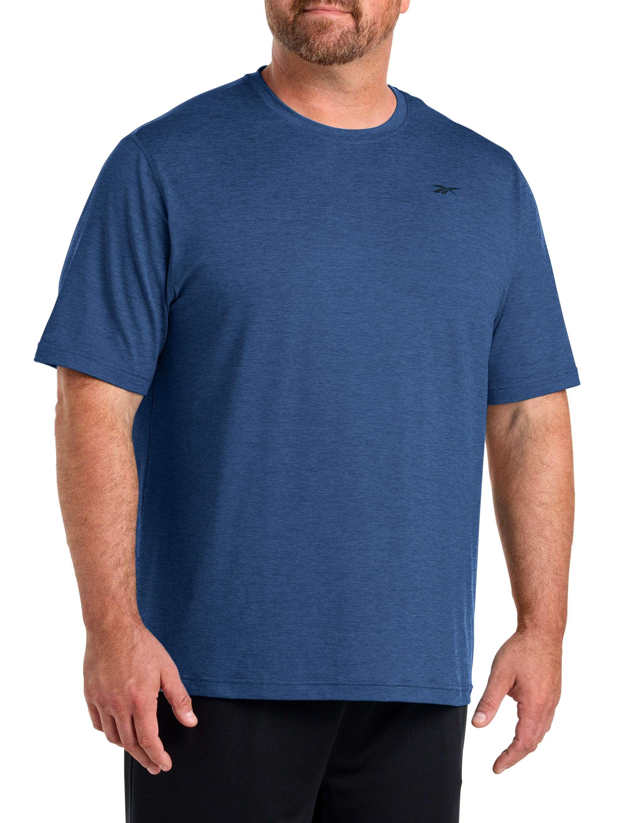 Big & Tall Men's 365 Performance Perfect T-Shirt - Athletic Blue Hthr - Size 6XL