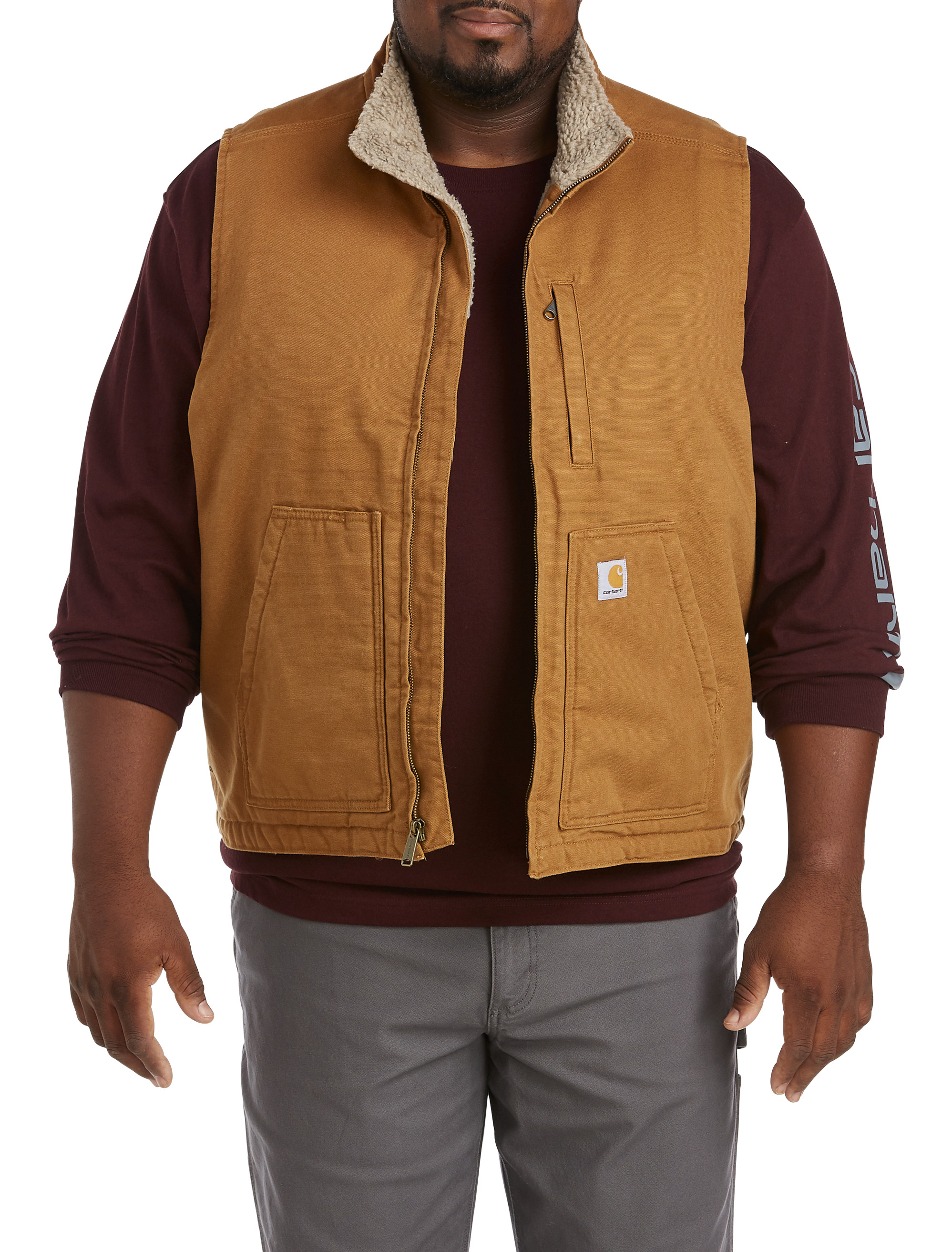 Carhartt sherpa discount lined vest tall