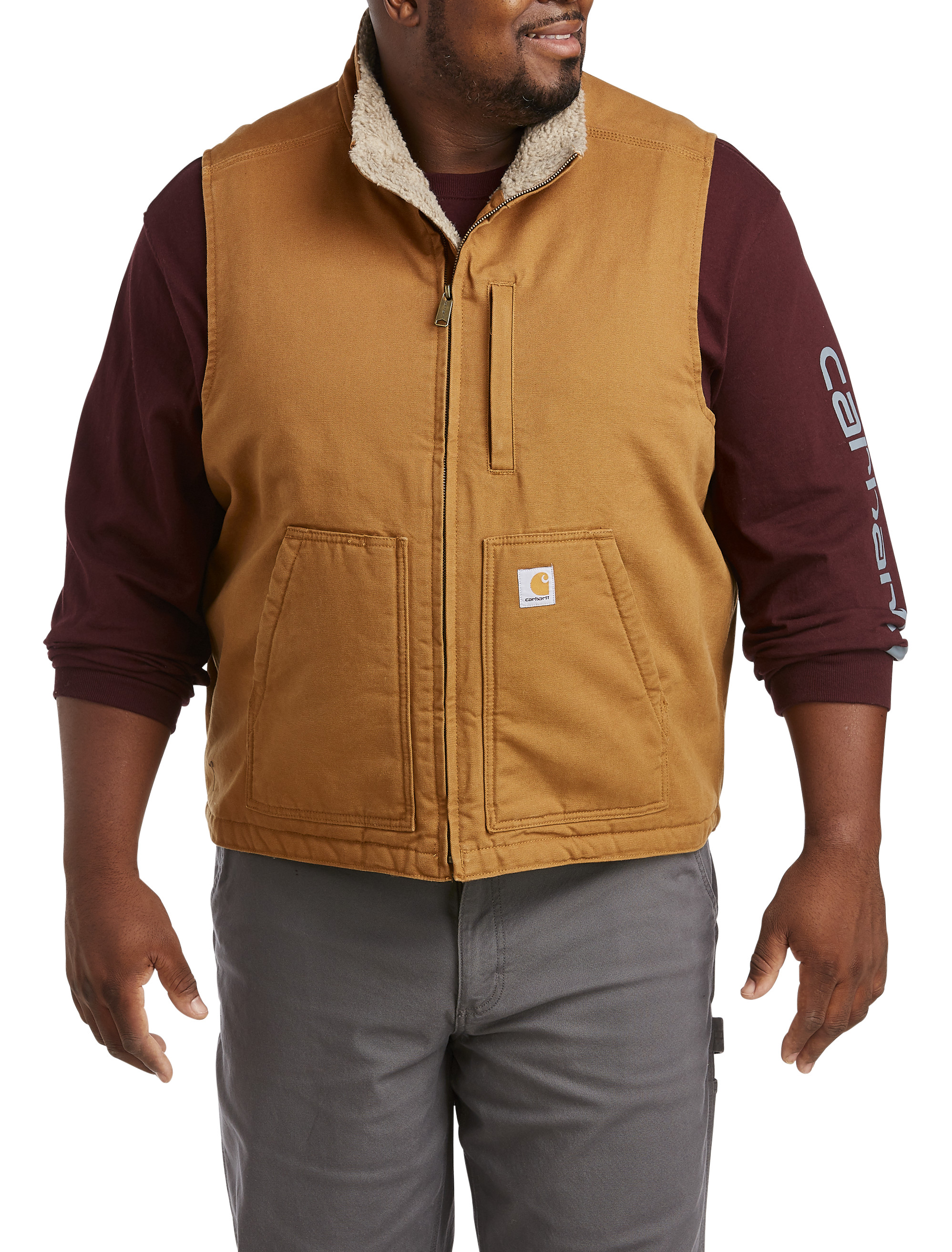 Bronco Original Canvas Vest L-Tall / Cinnamon