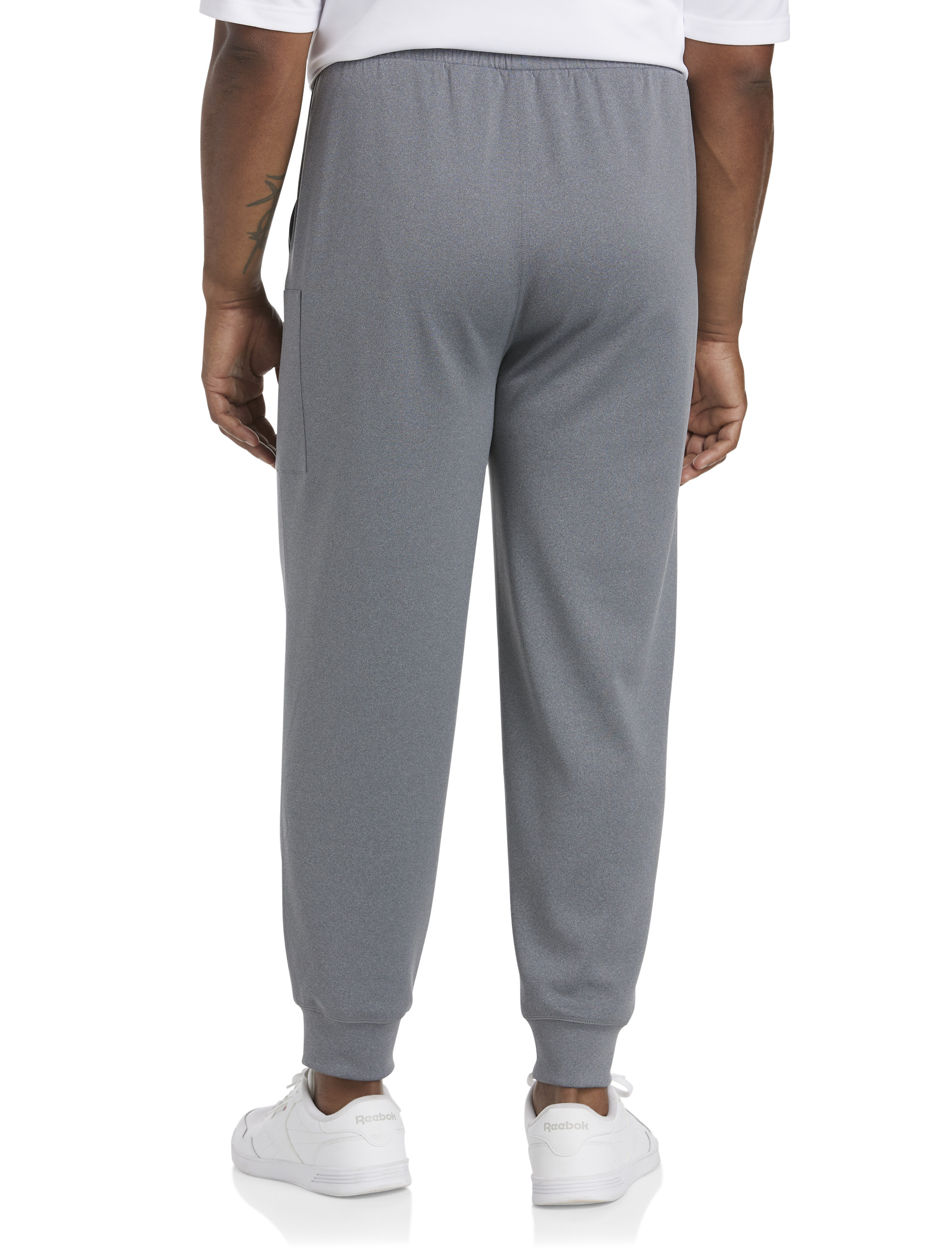 Reebok Identity Open Hem Pants - Medium Grey Heather