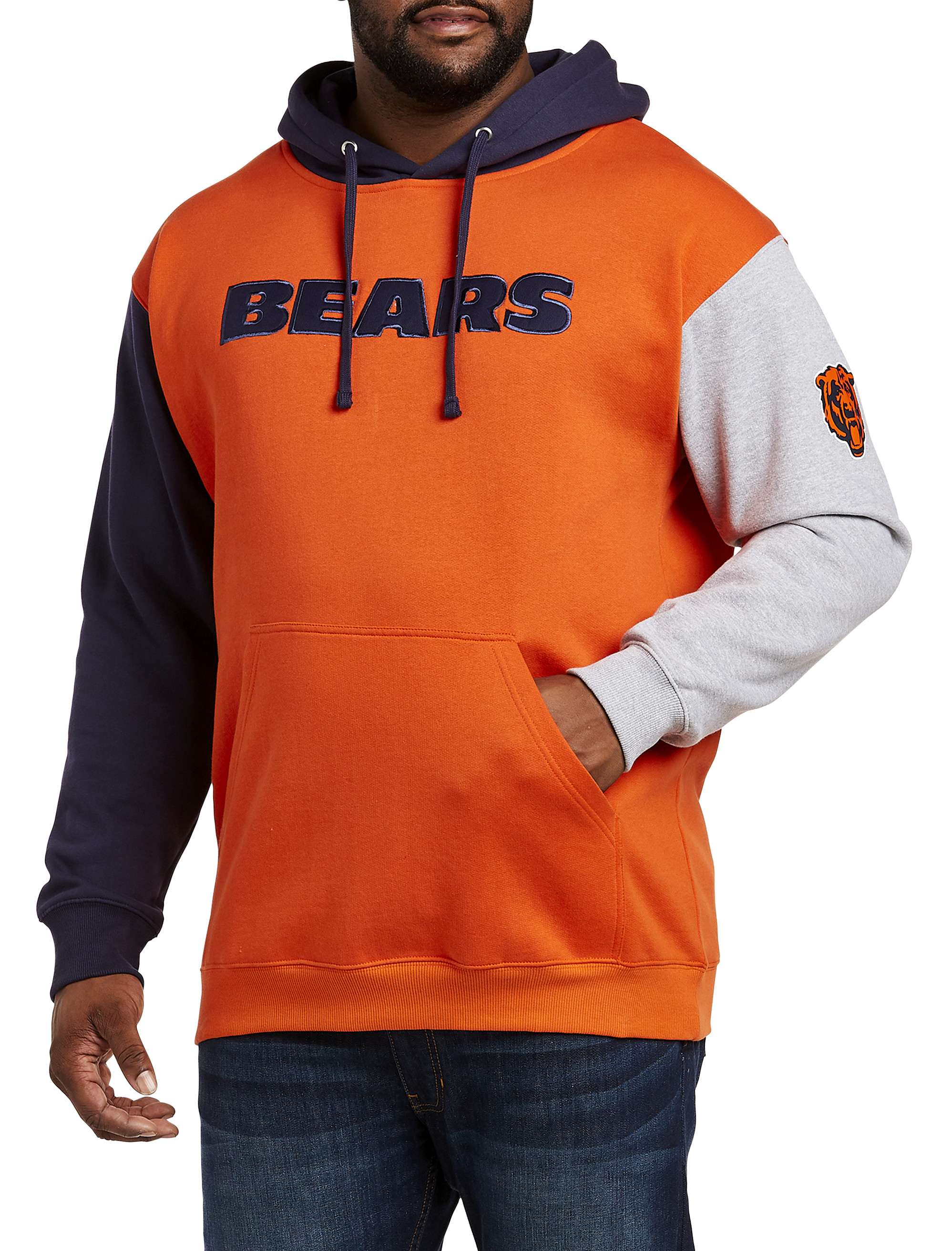 NFL Pullover Colorblock Hooded Sweatshirt 