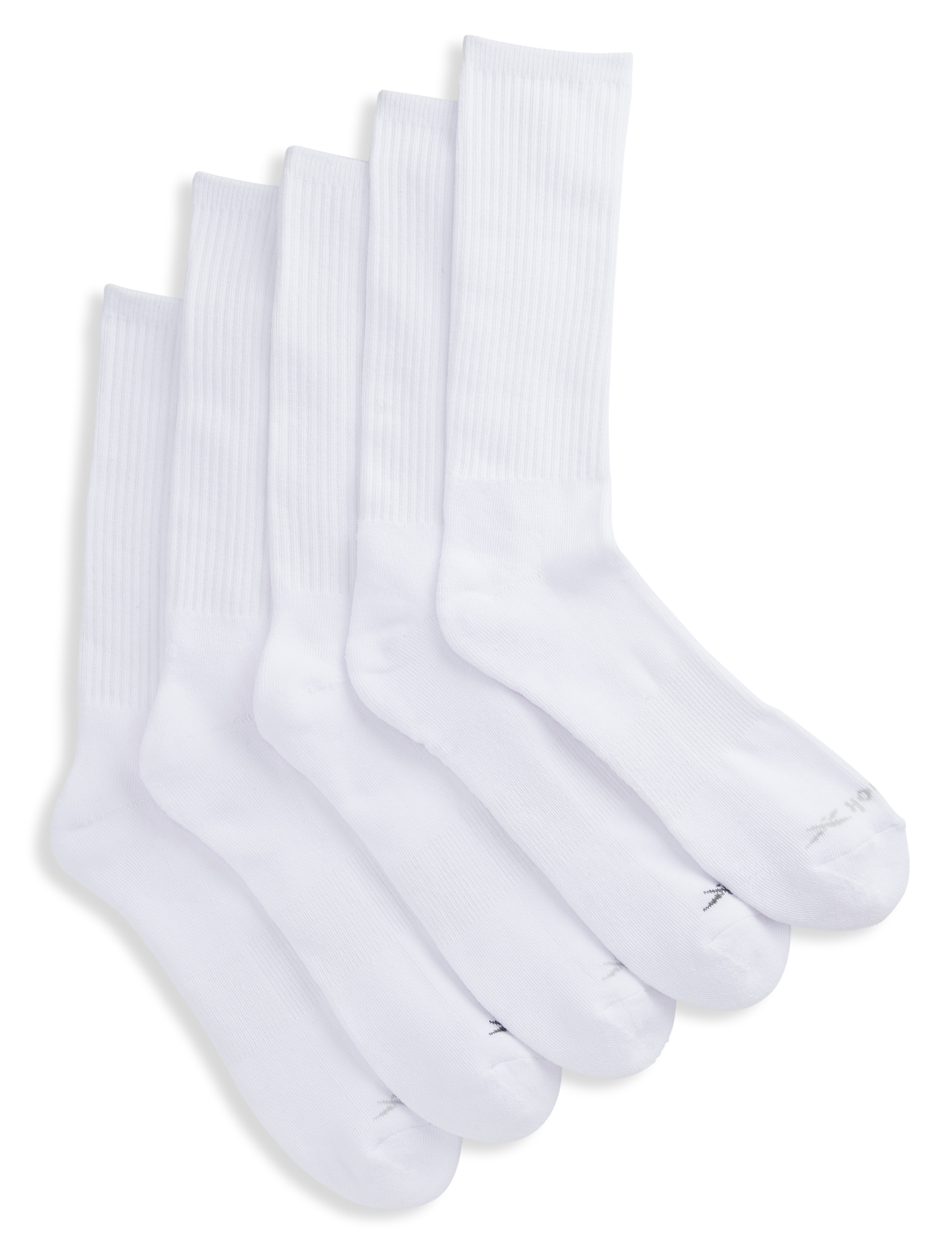 Reebok 5 pack 2024 men's crew socks