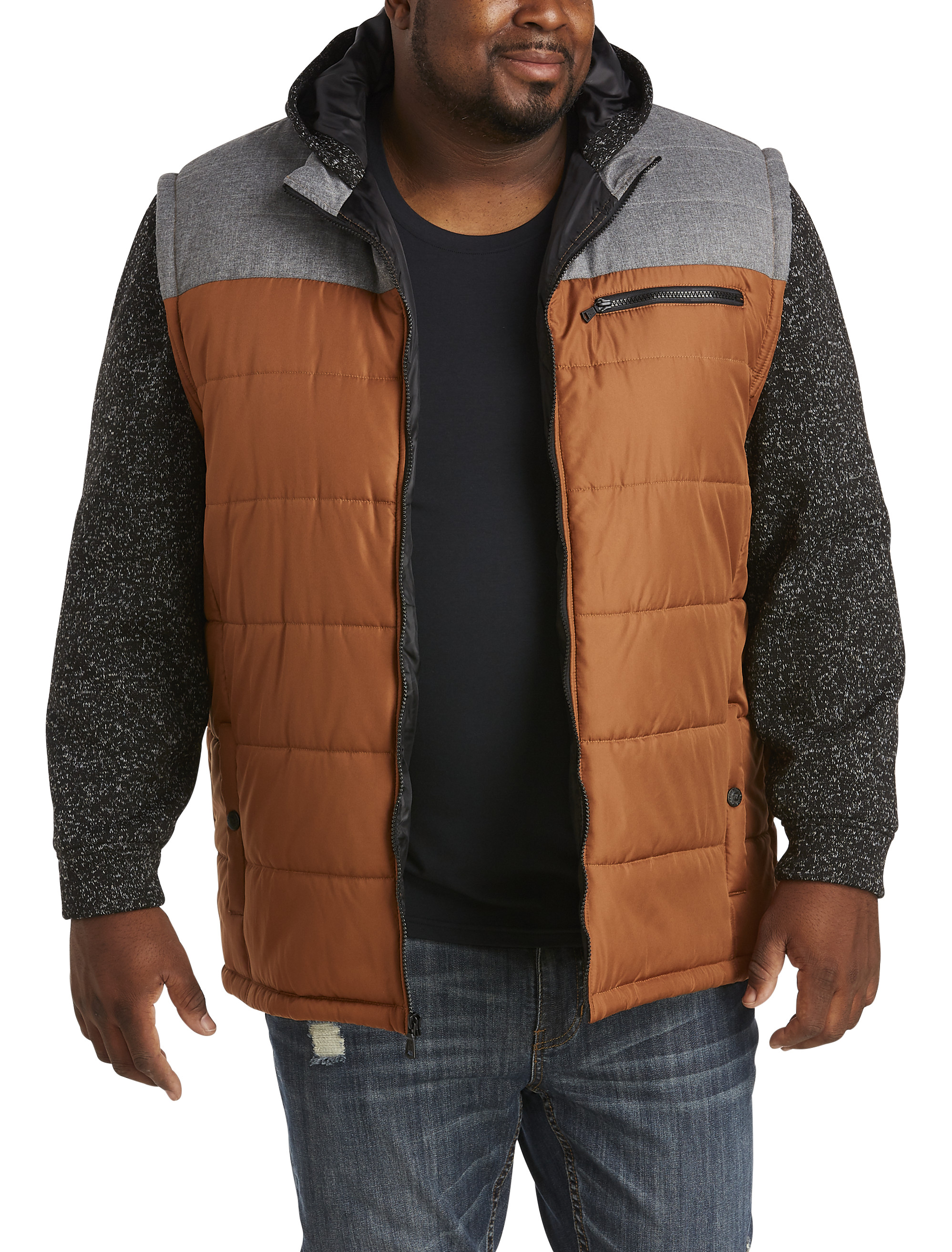 Big and tall puffer on sale vests