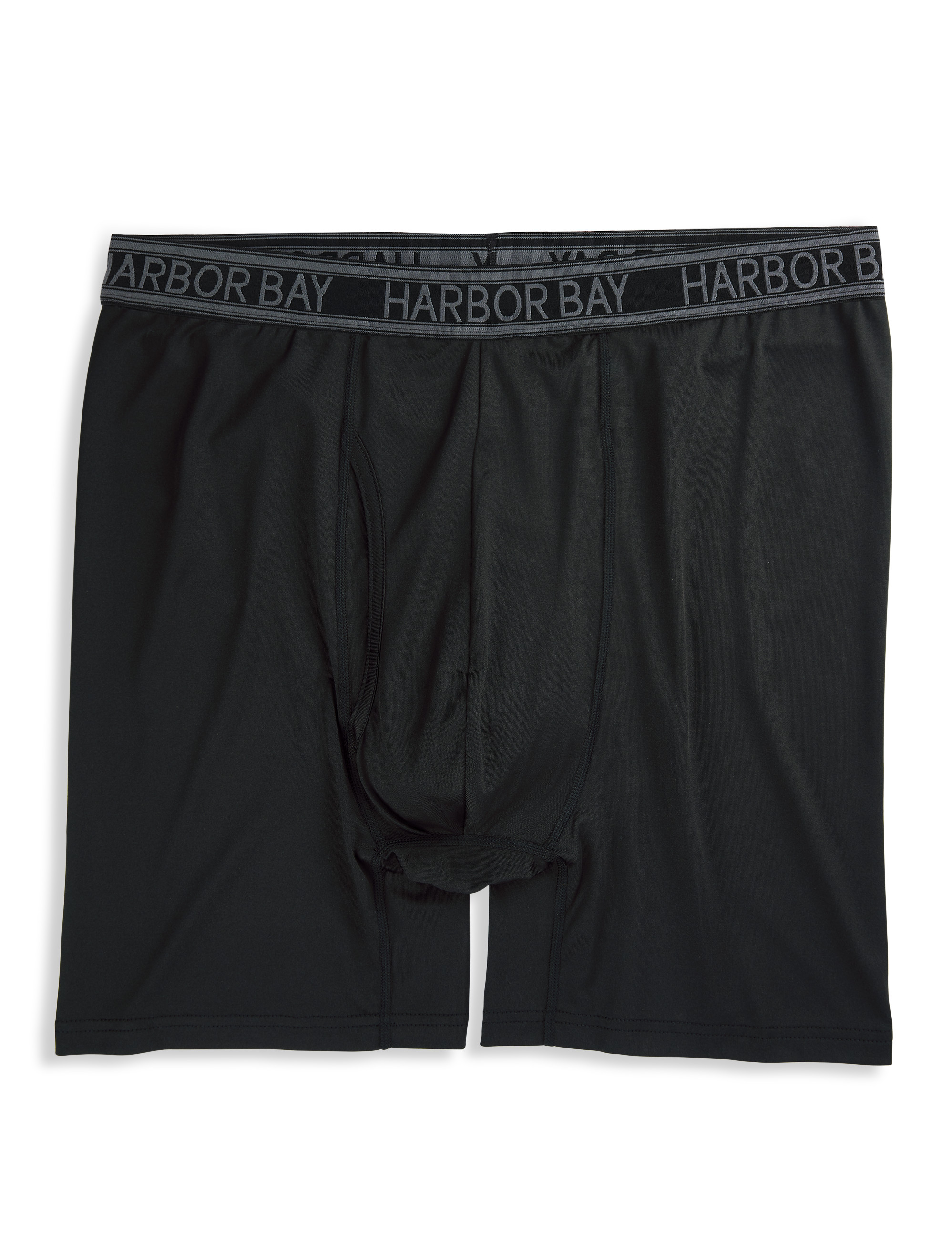 Big & Tall Men's Performance 5 Inch Boxer Briefs - Black - Size 6XL