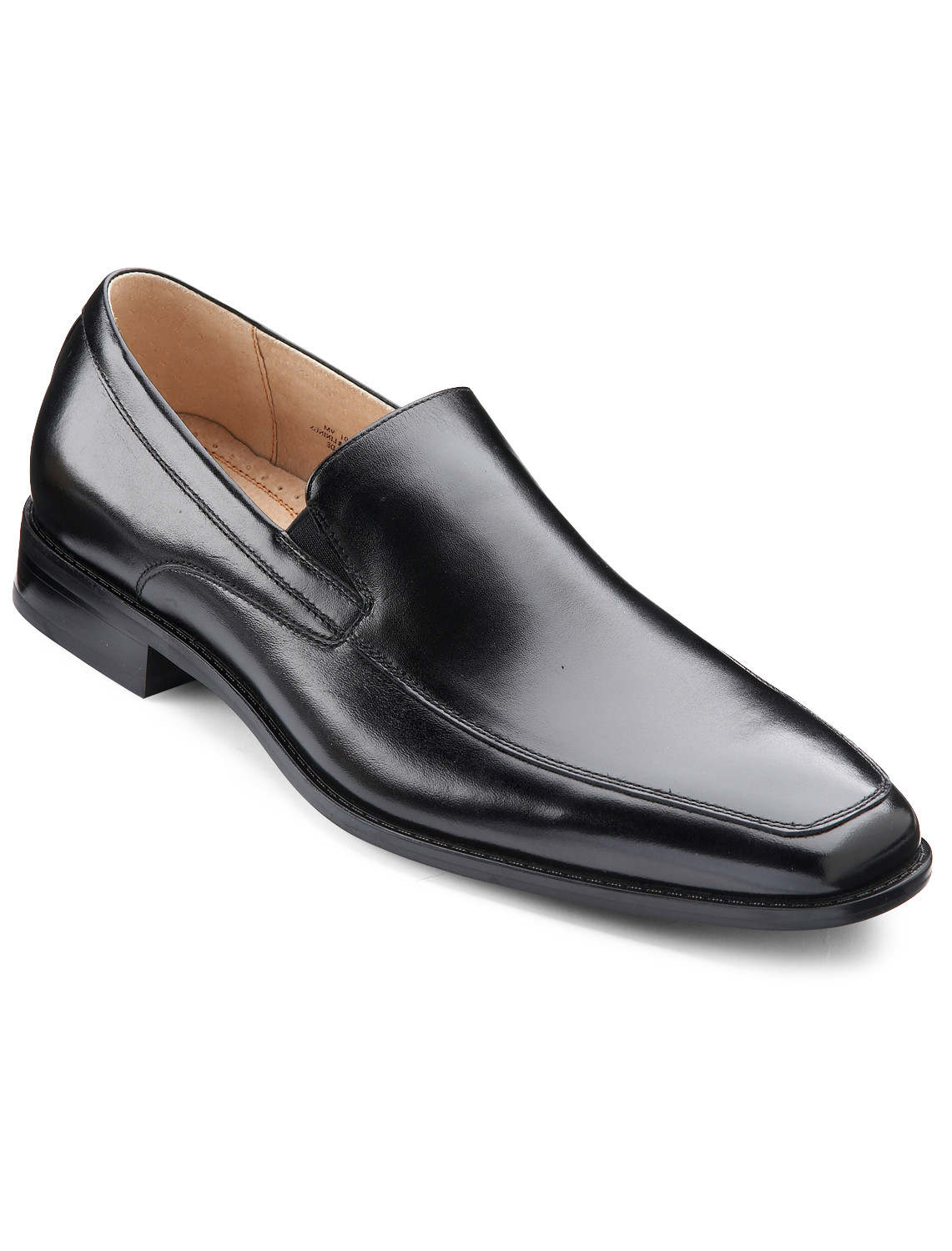 Stacy Adams Black Jonah  Leather Slip-On Loafers Stacy Adams Jonah Mens Black Leather Loafers Shoe Sz 9M Moc  main image 2
