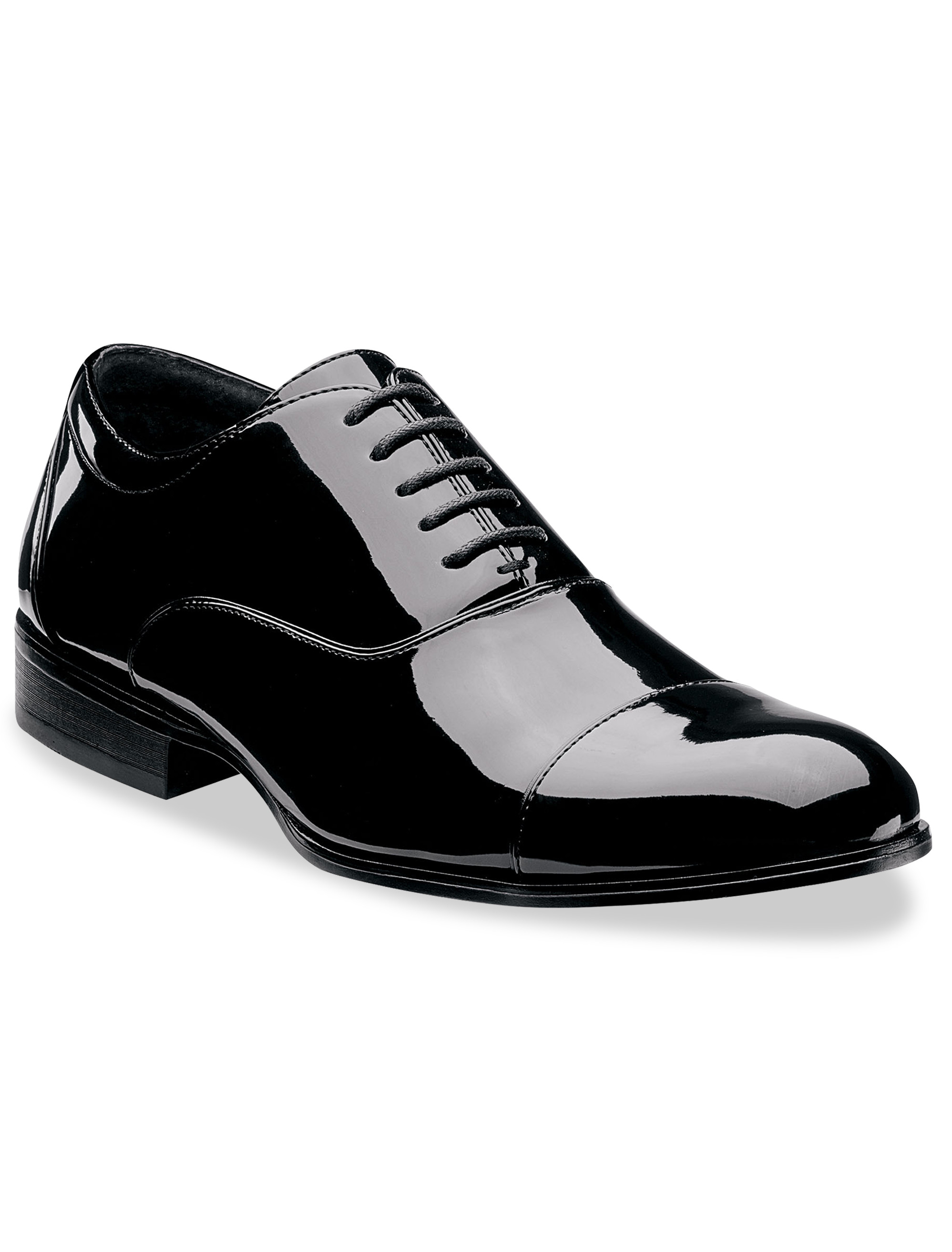 Stewart Black Patent Leather Dinner Shoes