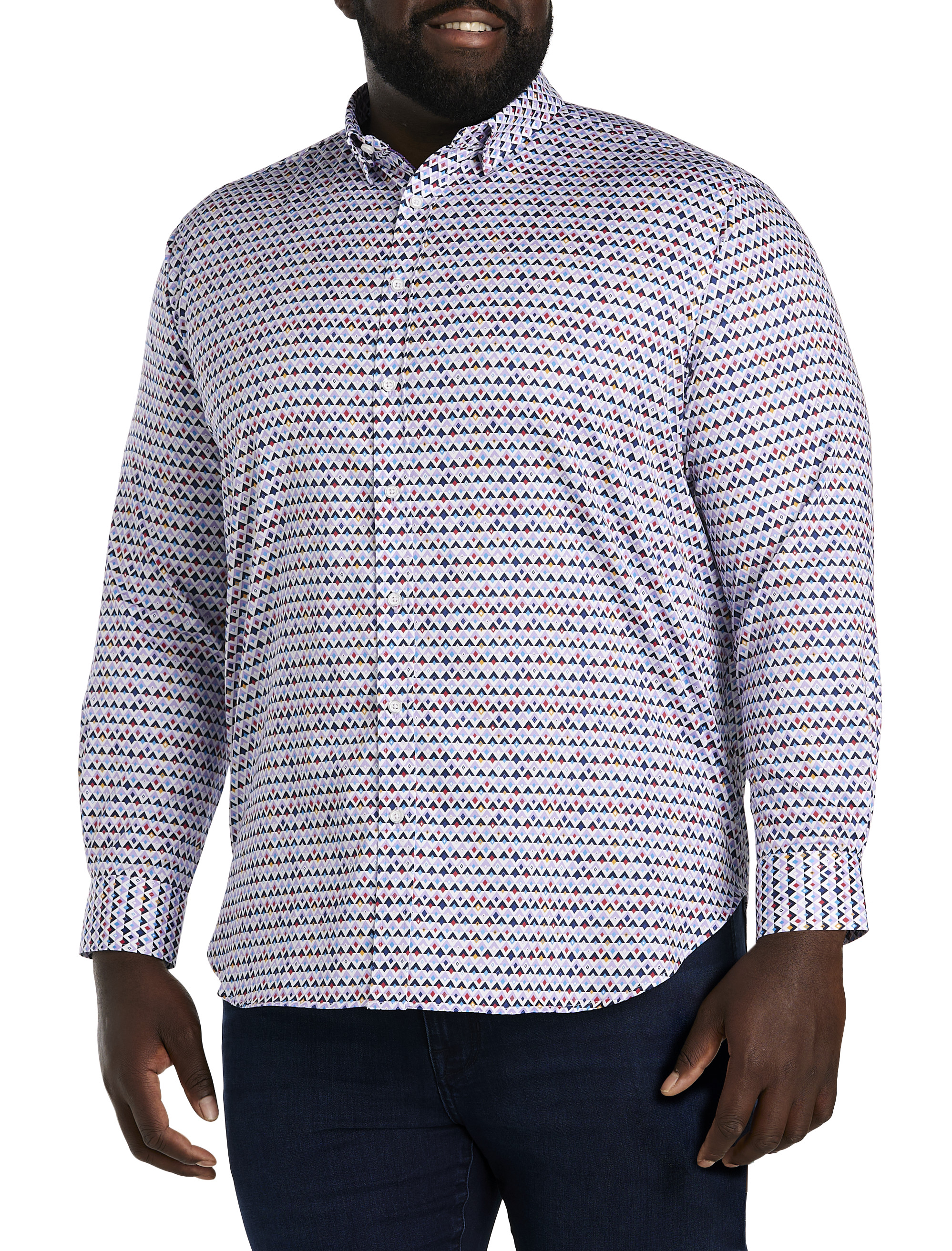 RG HE LS SANDERS WOVEN MULTI