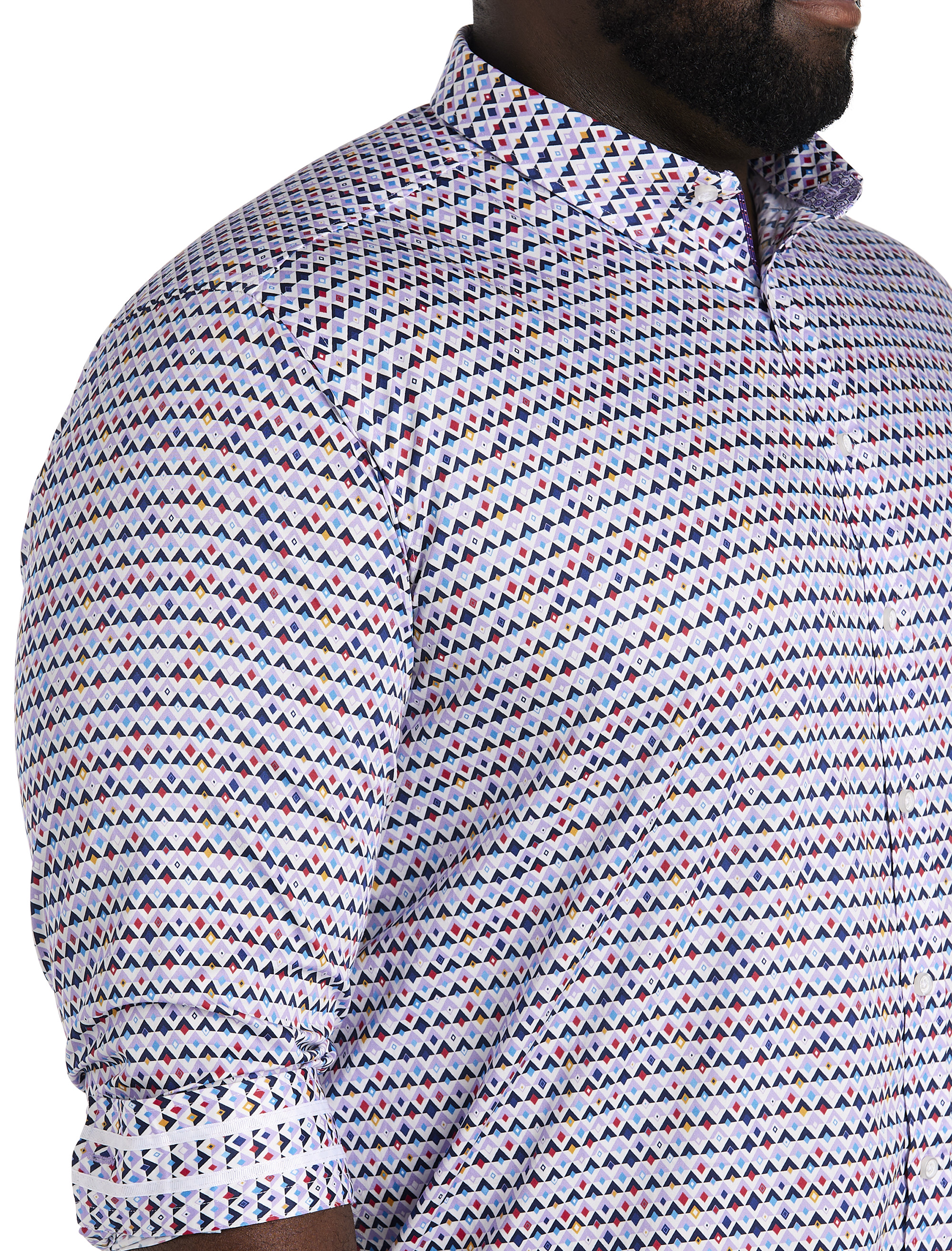 RG HE LS SANDERS WOVEN MULTI