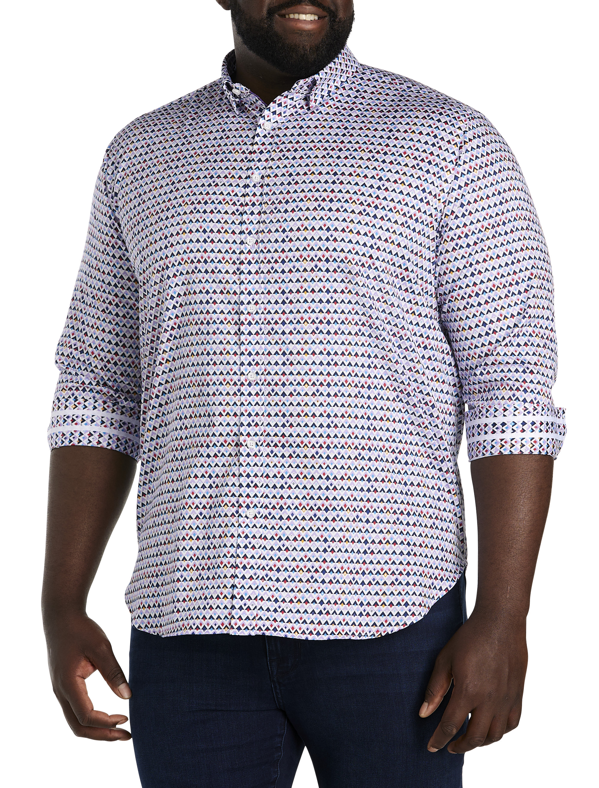 RG HE LS SANDERS WOVEN MULTI