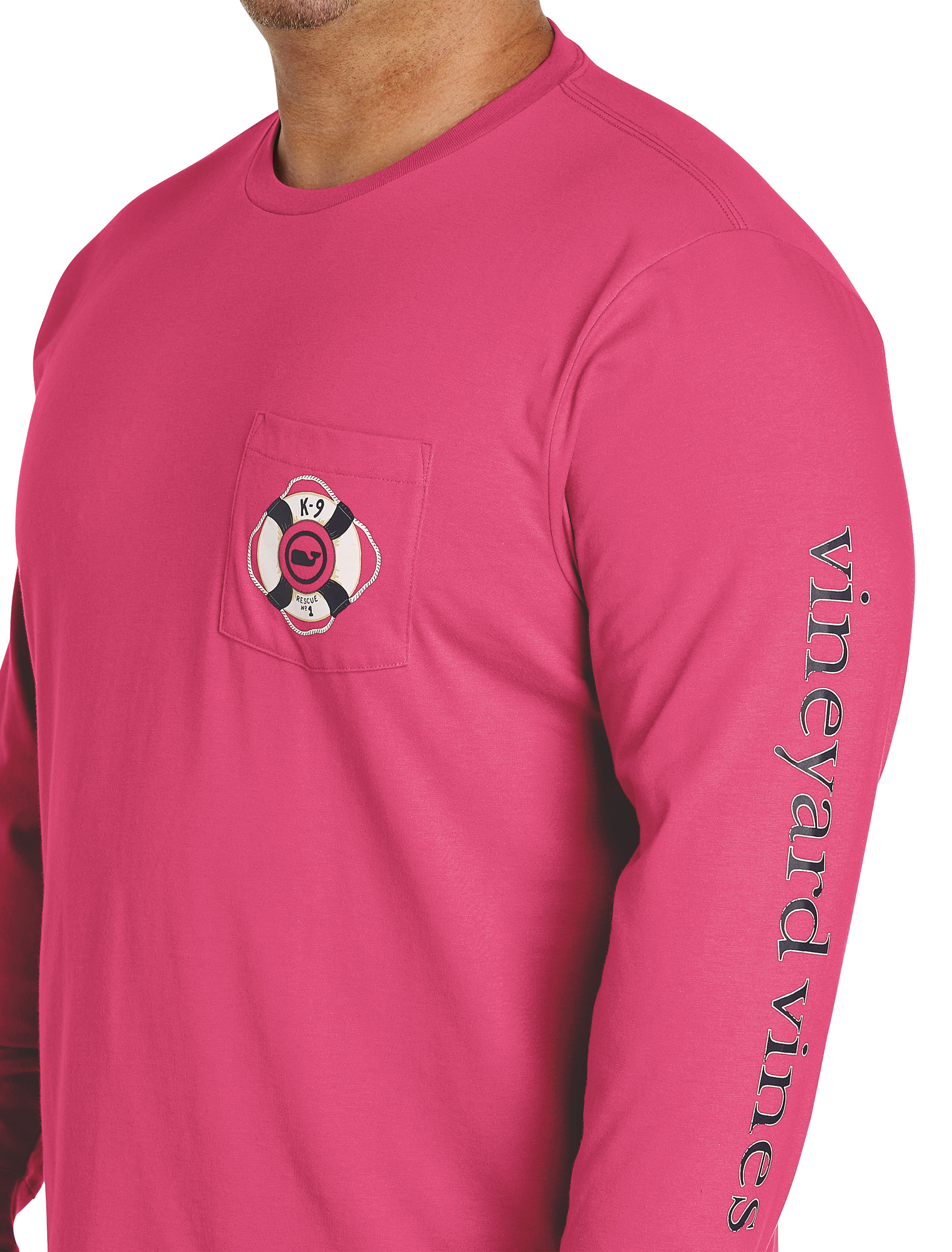 Rescue Pup Long-Sleeve Pocket T-Shirt