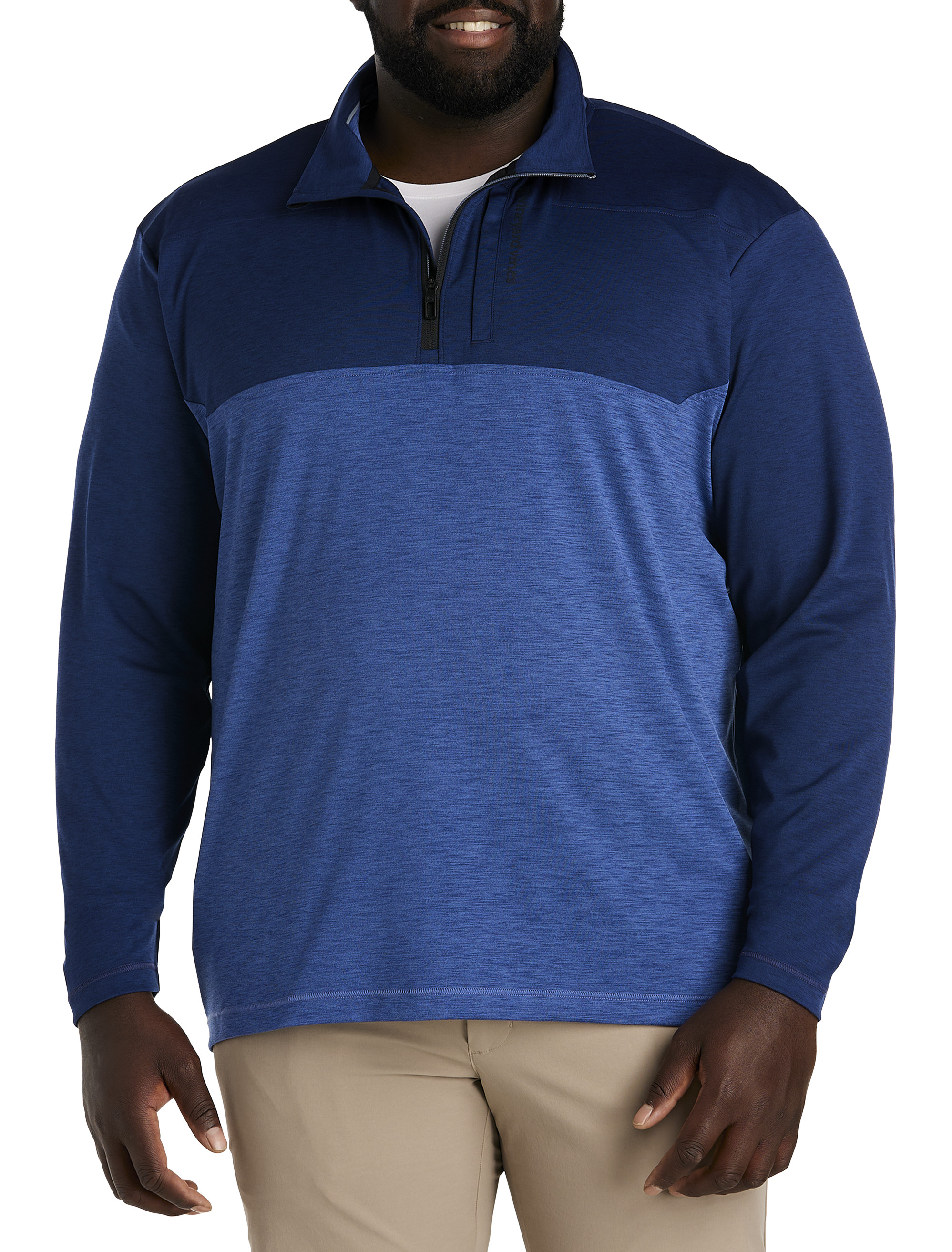 On the Go Colorblocked 1/4-Zip Pullover