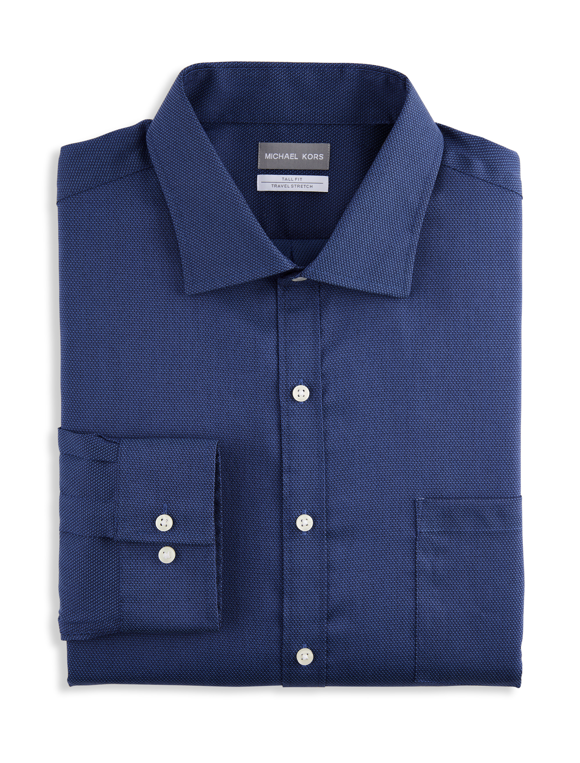 Big + Tall | Michael Kors Link Pattern Dress Shirt | DXL