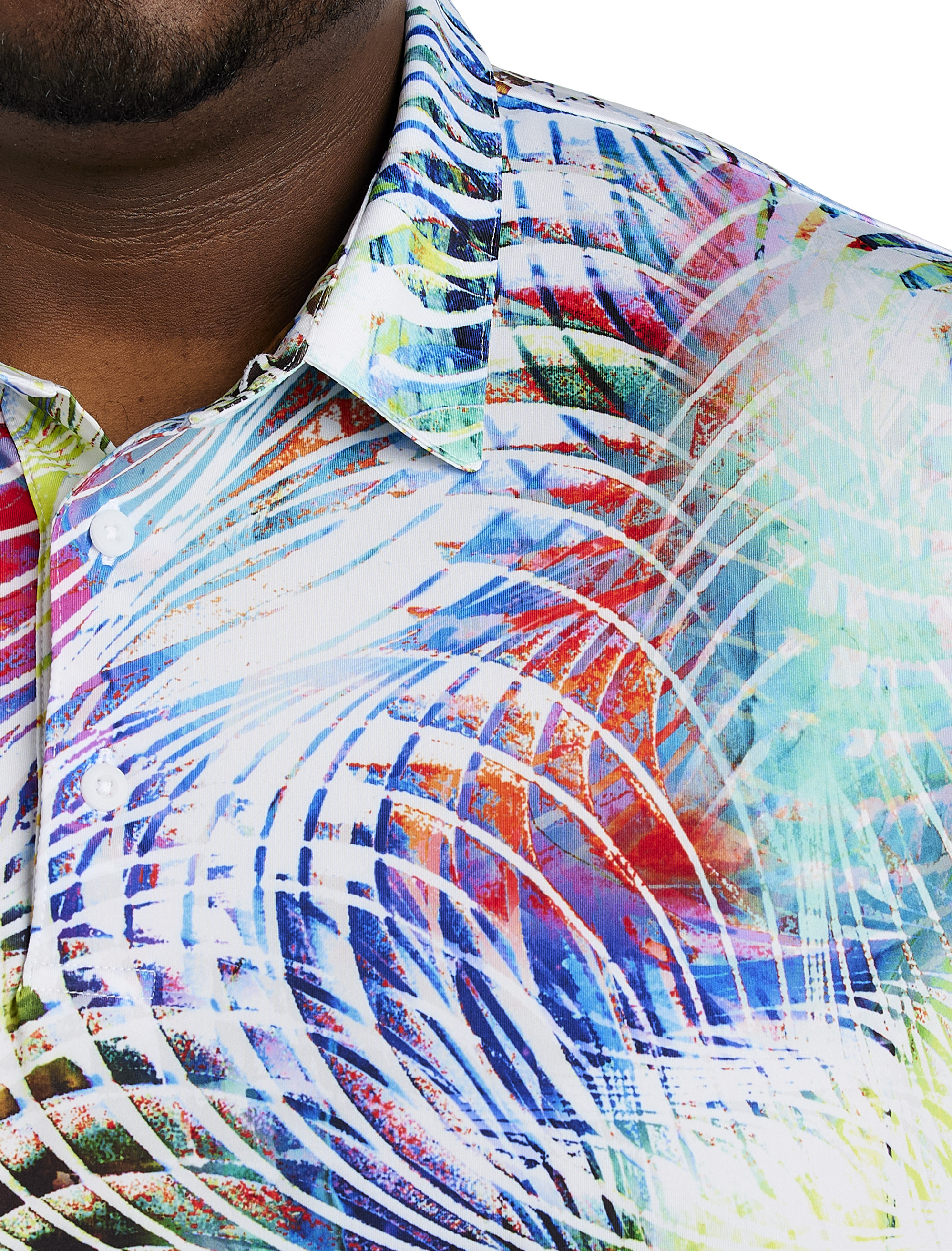 RG HE SS COLOR ME WILD POLO