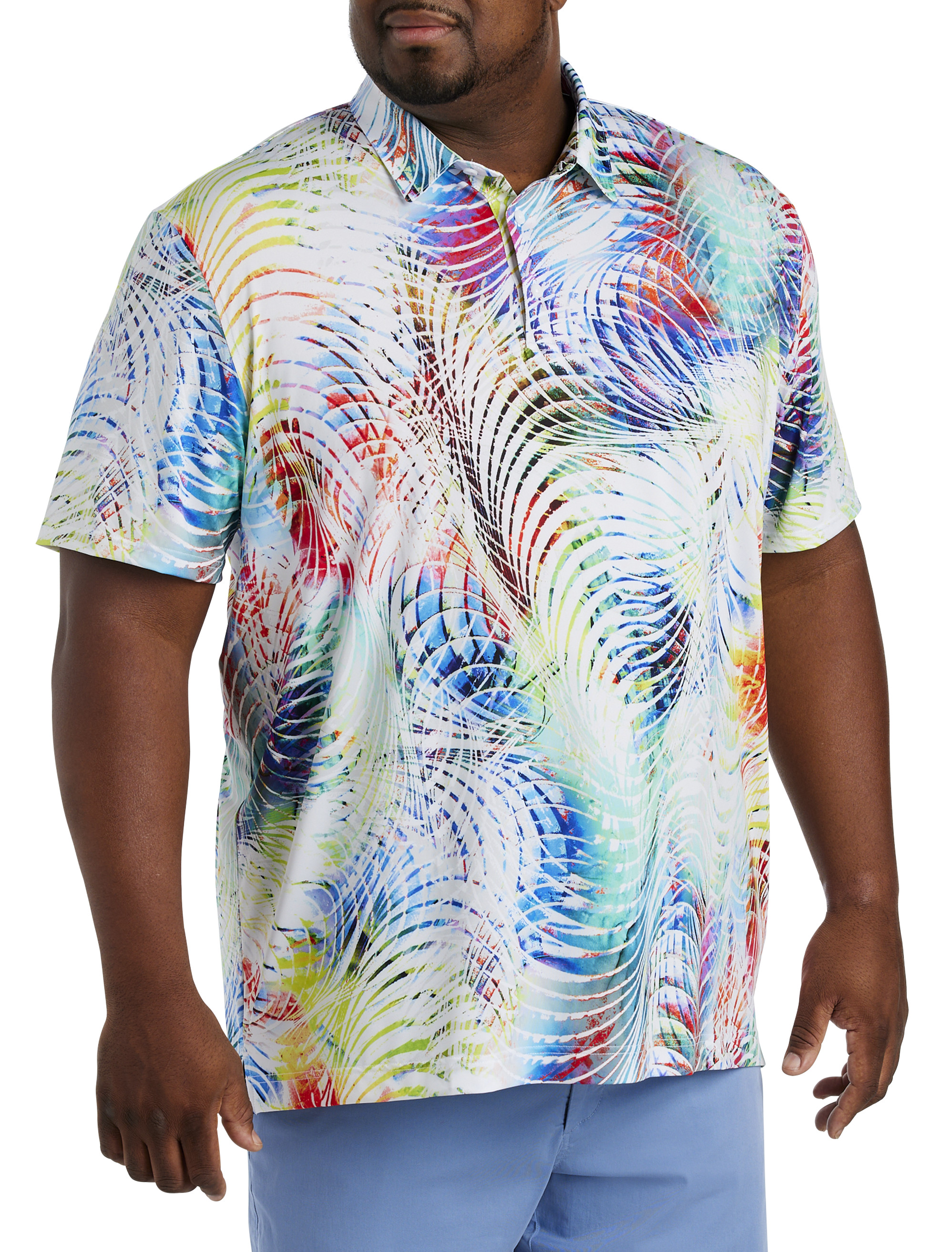 RG HE SS COLOR ME WILD POLO